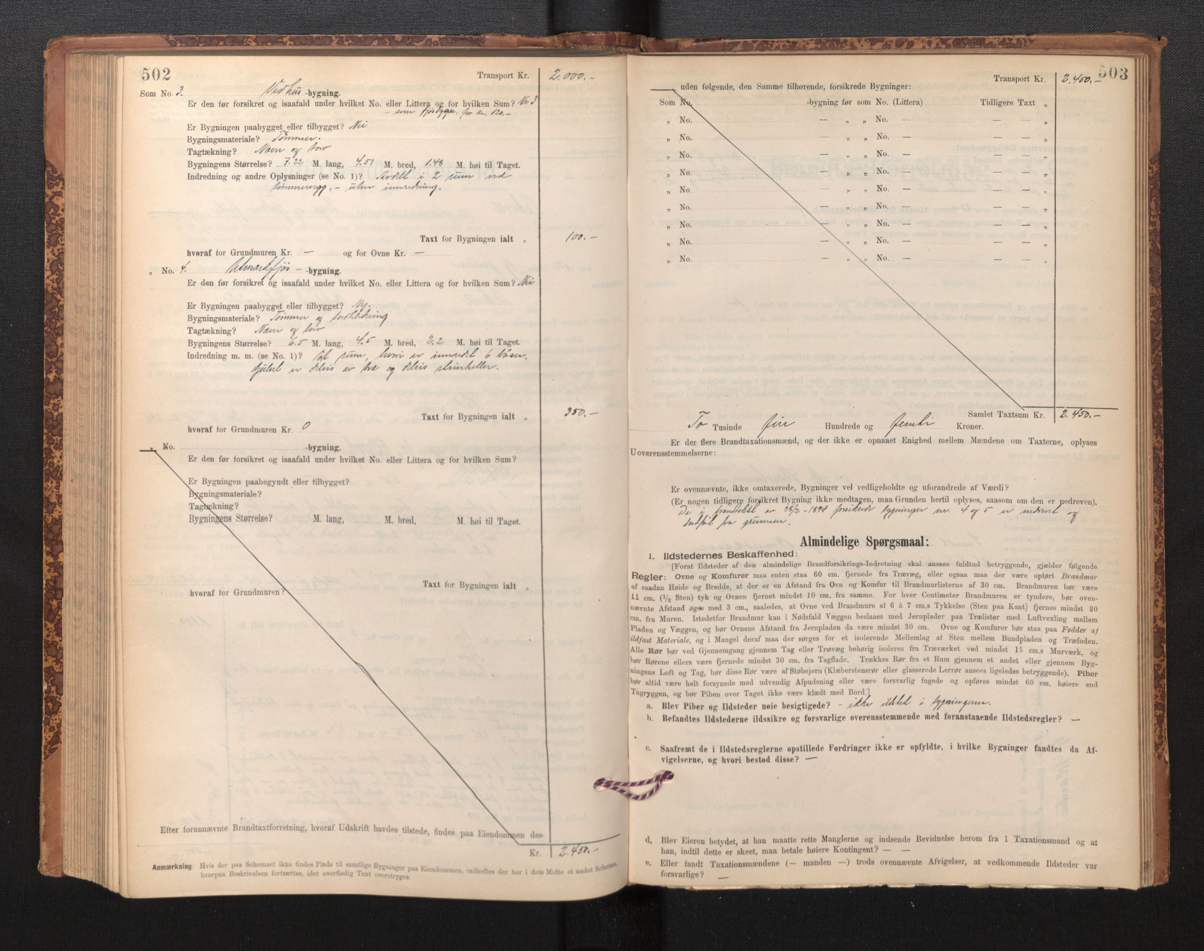 Lensmannen i Askvoll, SAB/A-26301/0012/L0004: Branntakstprotokoll, skjematakst og liste over branntakstmenn, 1895-1932, s. 502-503