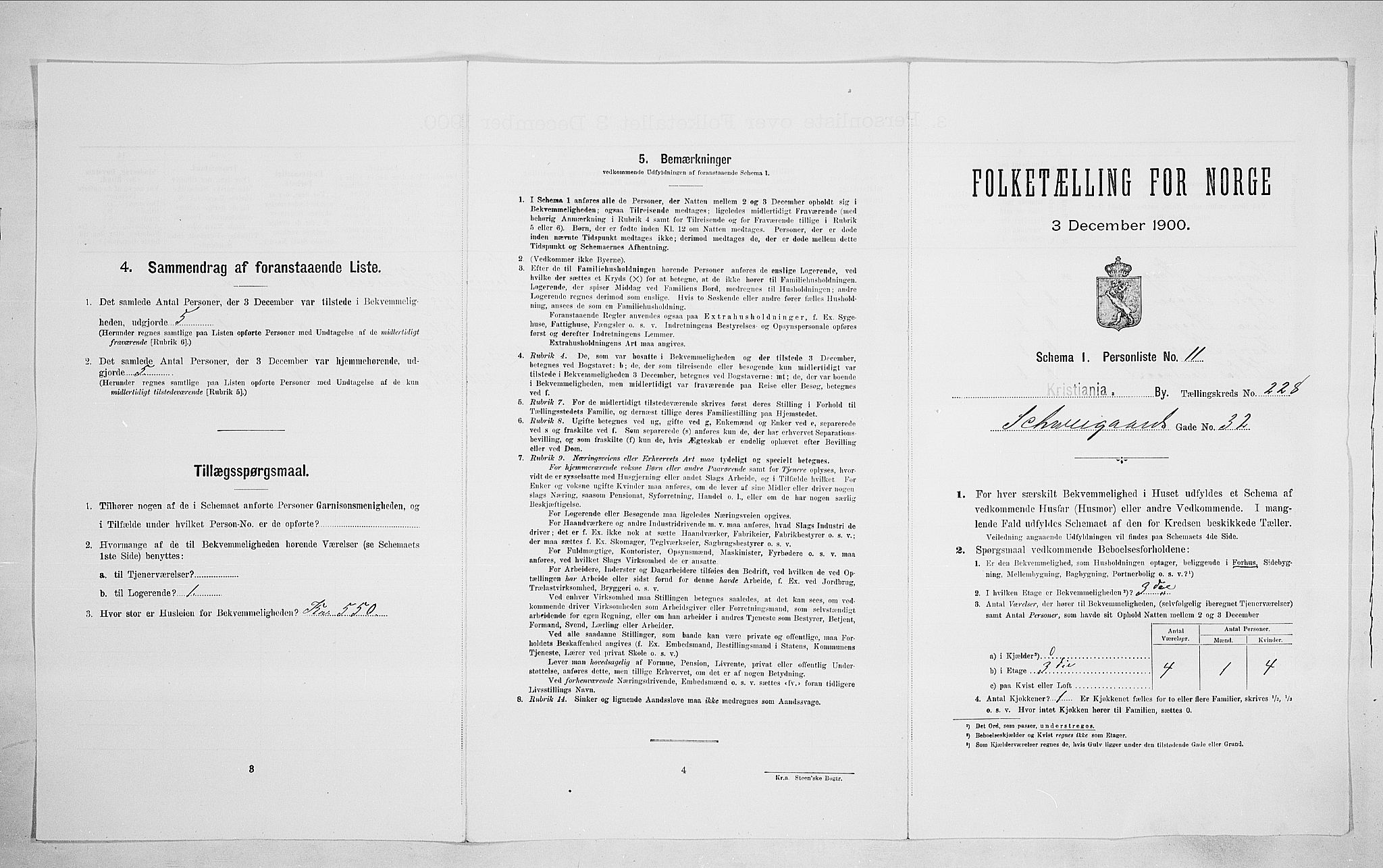 SAO, Folketelling 1900 for 0301 Kristiania kjøpstad, 1900, s. 80792