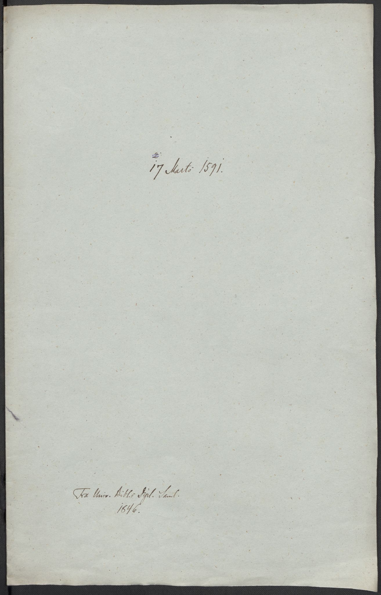 Riksarkivets diplomsamling, AV/RA-EA-5965/F02/L0093: Dokumenter, 1591, s. 55