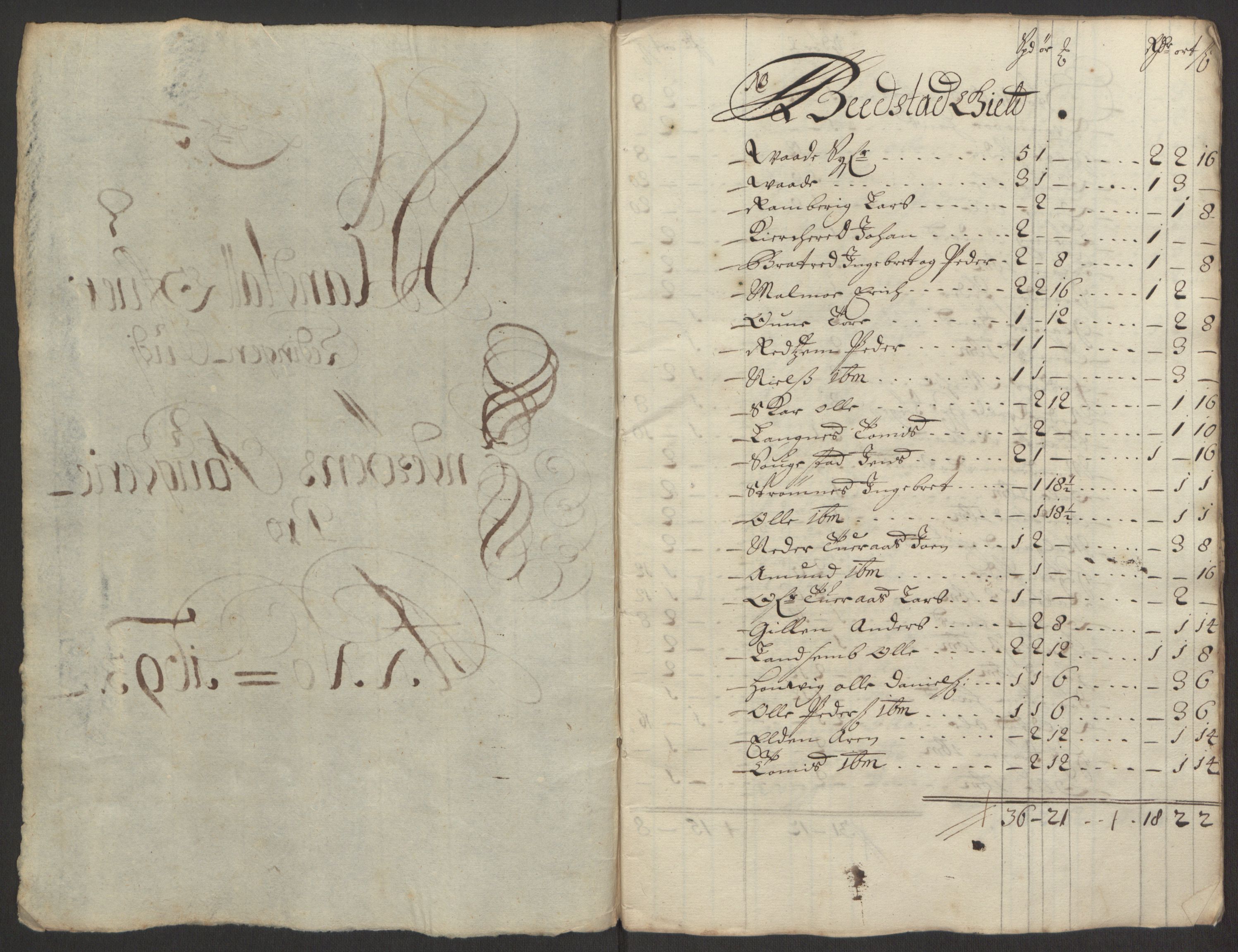 Rentekammeret inntil 1814, Reviderte regnskaper, Fogderegnskap, RA/EA-4092/R63/L4308: Fogderegnskap Inderøy, 1692-1694, s. 479