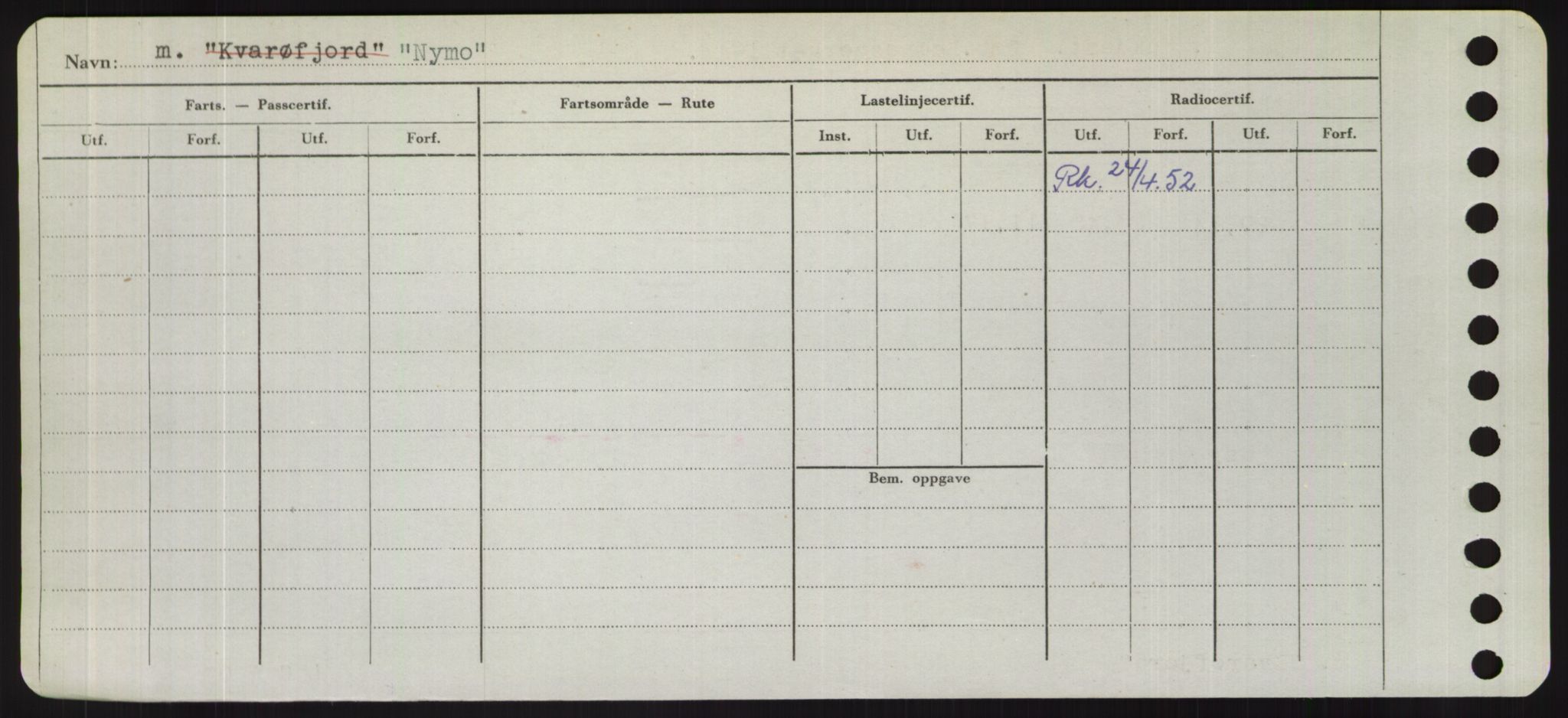 Sjøfartsdirektoratet med forløpere, Skipsmålingen, RA/S-1627/H/Hd/L0027: Fartøy, Norhop-Nør, s. 472