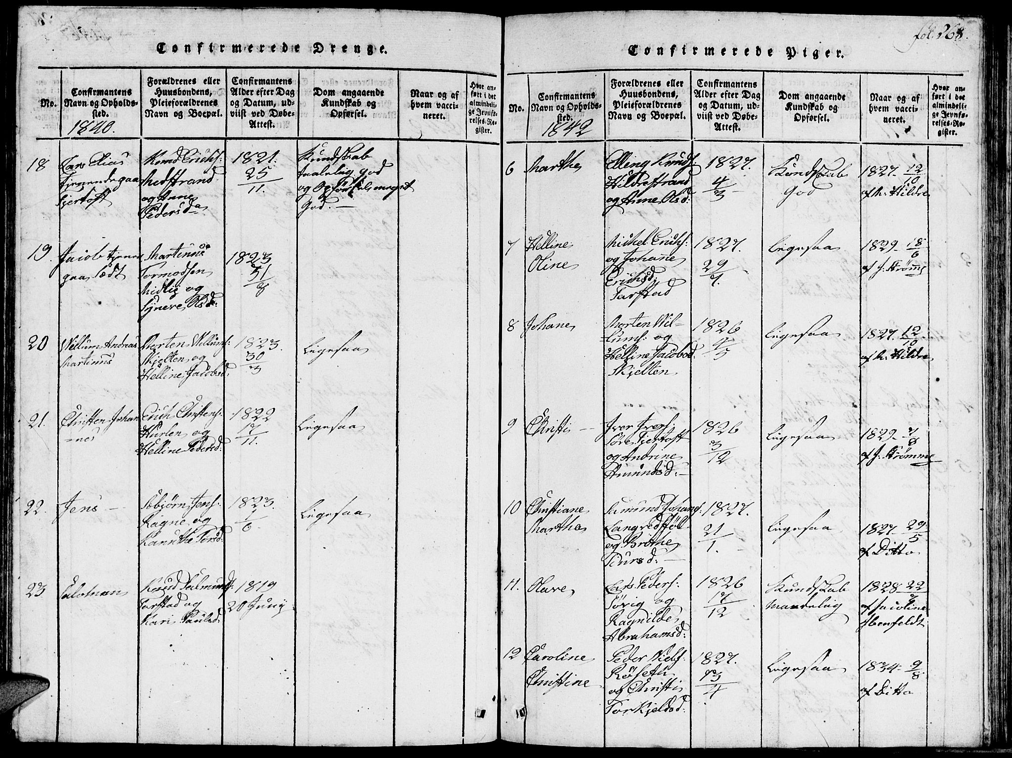 Ministerialprotokoller, klokkerbøker og fødselsregistre - Møre og Romsdal, AV/SAT-A-1454/536/L0506: Klokkerbok nr. 536C01, 1818-1859, s. 268