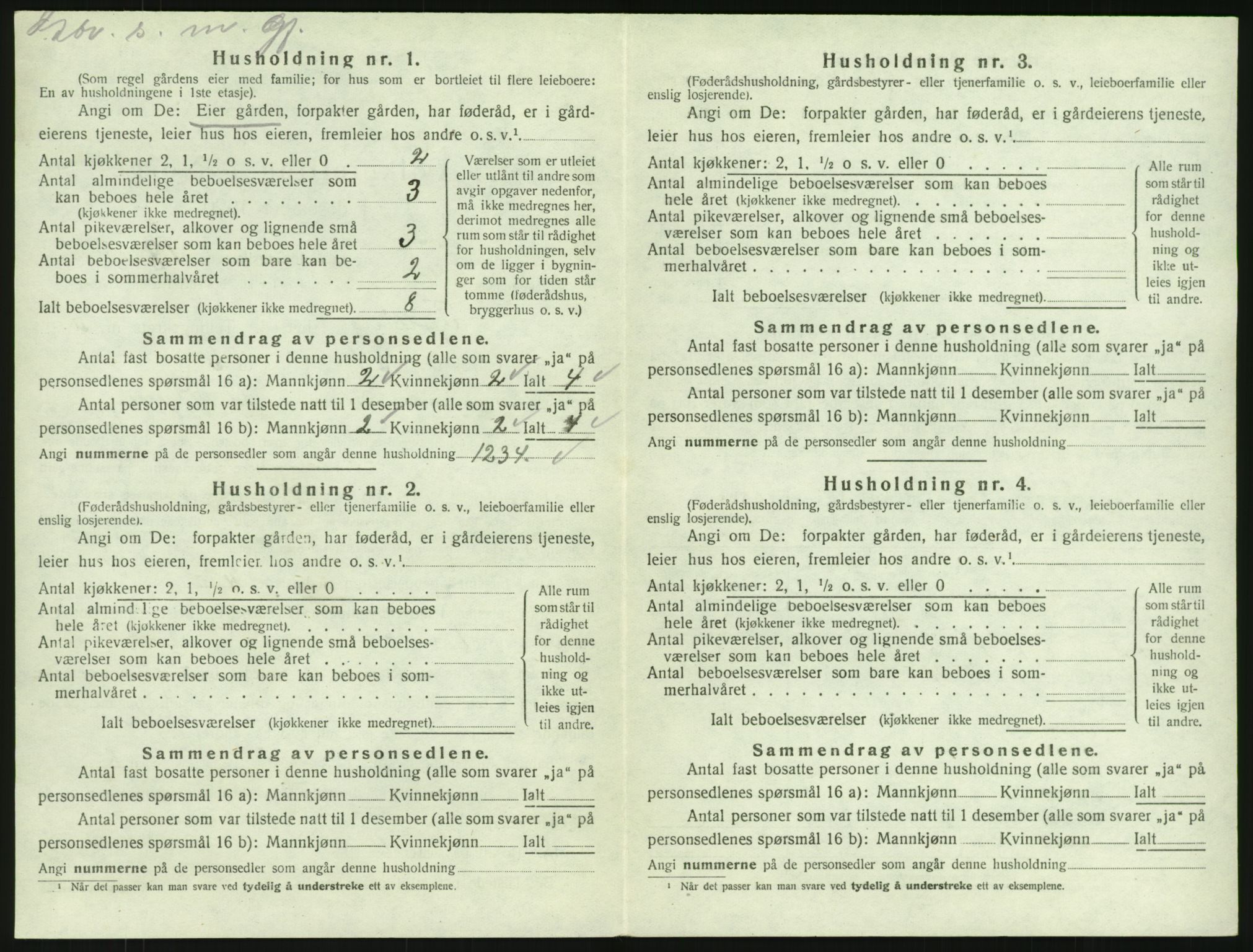 SAKO, Folketelling 1920 for 0725 Tjølling herred, 1920, s. 1002