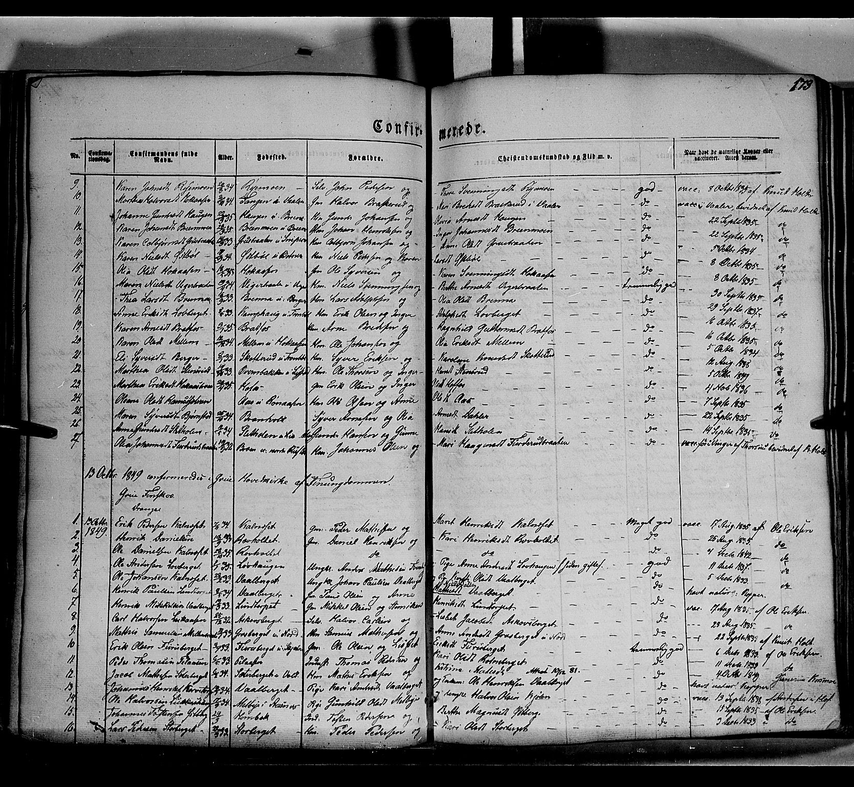Grue prestekontor, AV/SAH-PREST-036/H/Ha/Haa/L0008: Ministerialbok nr. 8, 1847-1858, s. 173