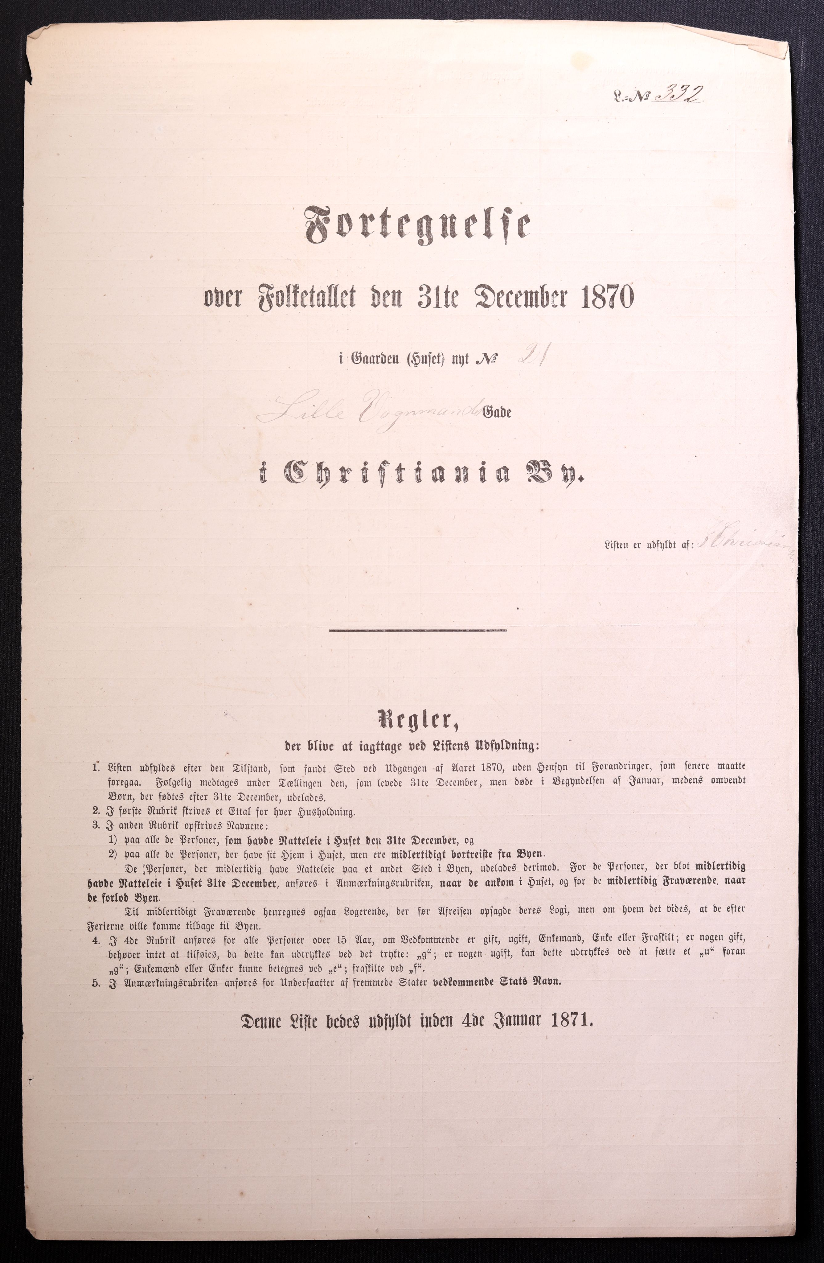 RA, Folketelling 1870 for 0301 Kristiania kjøpstad, 1870, s. 2002