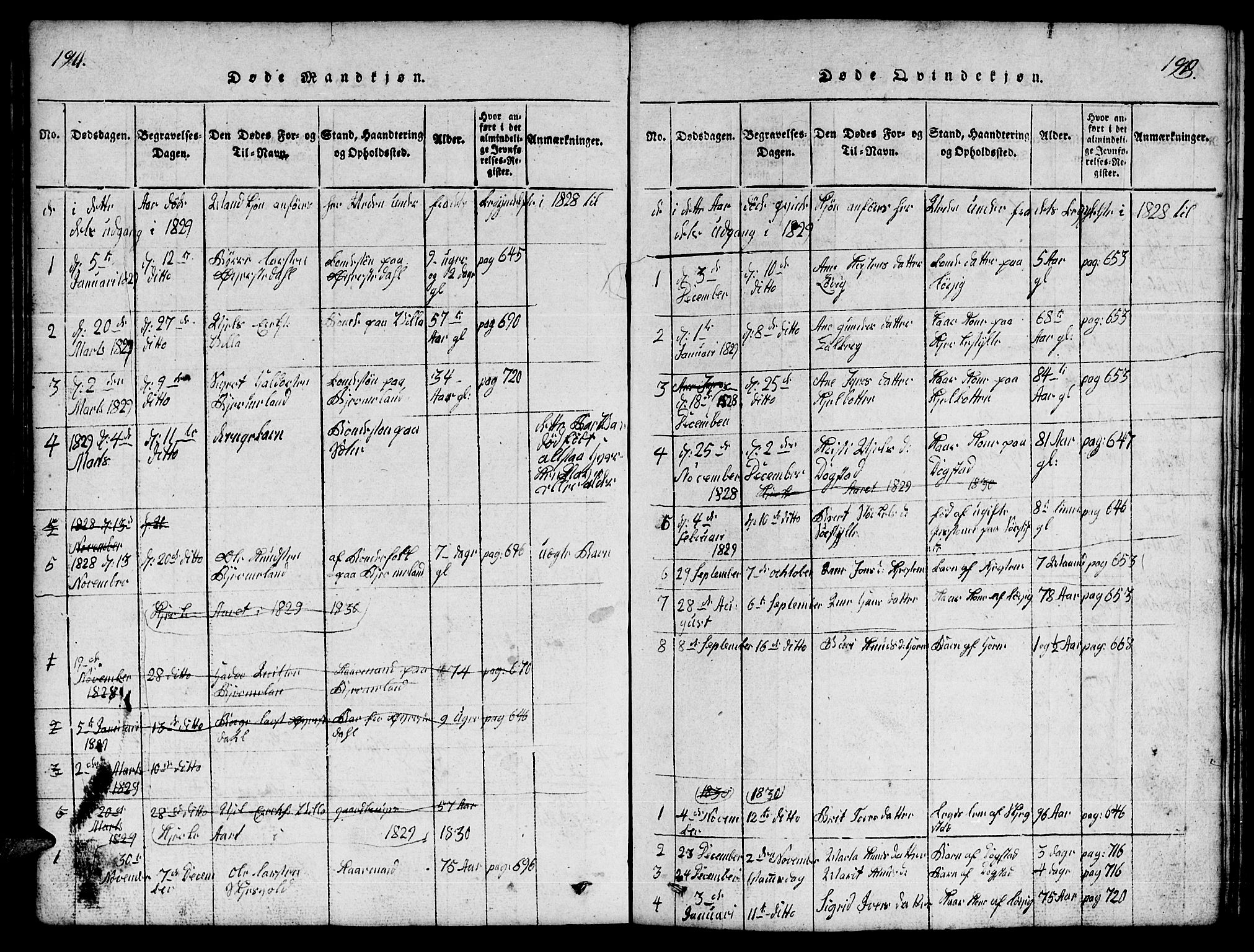 Ministerialprotokoller, klokkerbøker og fødselsregistre - Møre og Romsdal, AV/SAT-A-1454/541/L0546: Klokkerbok nr. 541C01, 1818-1856, s. 194-195