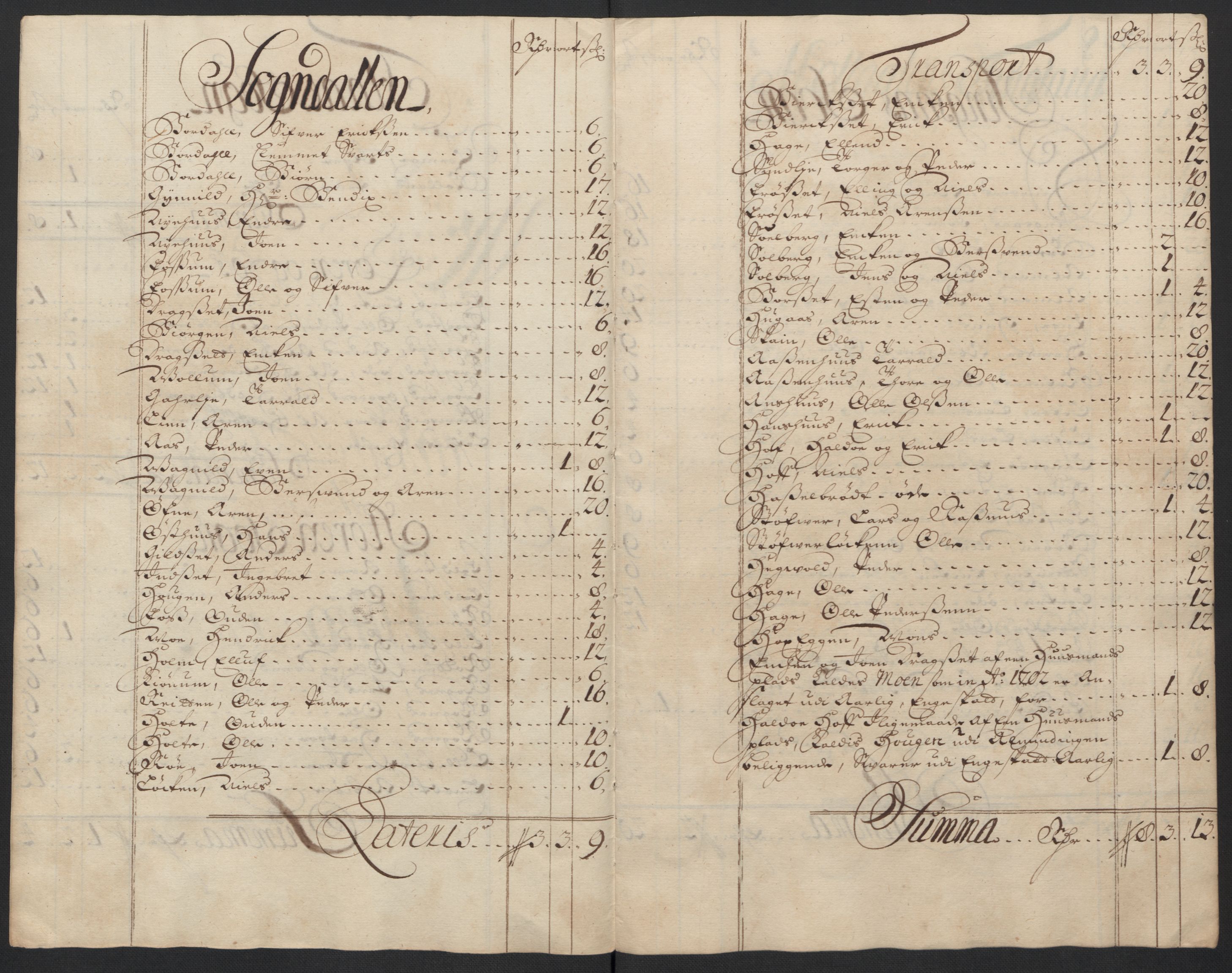Rentekammeret inntil 1814, Reviderte regnskaper, Fogderegnskap, AV/RA-EA-4092/R60/L3954: Fogderegnskap Orkdal og Gauldal, 1704, s. 351