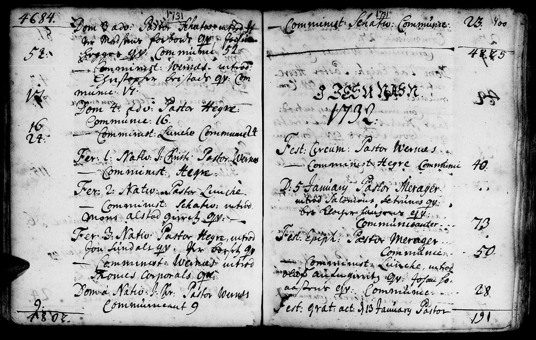 Ministerialprotokoller, klokkerbøker og fødselsregistre - Nord-Trøndelag, AV/SAT-A-1458/709/L0054: Ministerialbok nr. 709A02, 1714-1738, s. 399-400