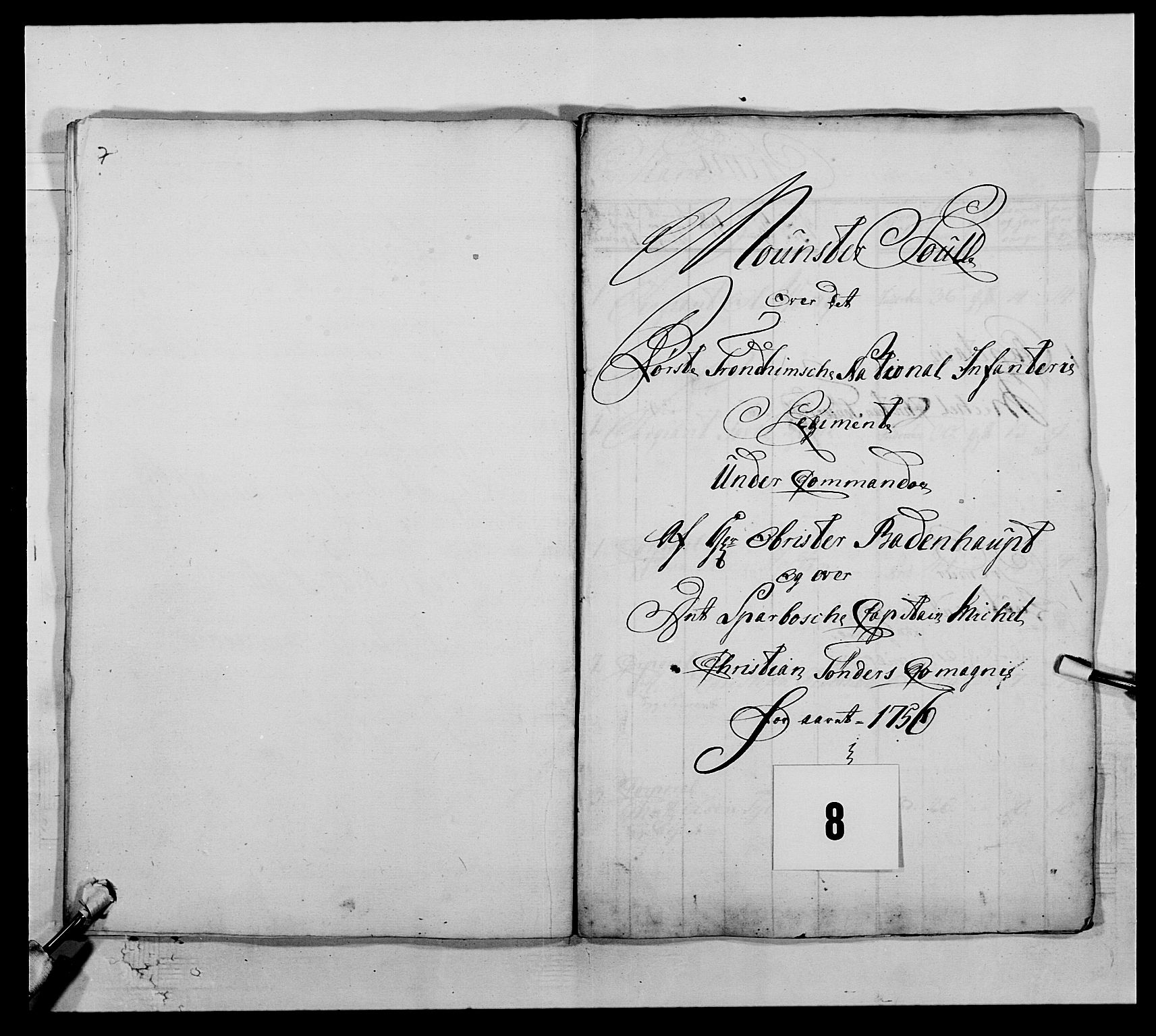 Kommanderende general (KG I) med Det norske krigsdirektorium, AV/RA-EA-5419/E/Ea/L0510: 1. Trondheimske regiment, 1756-1765, s. 101