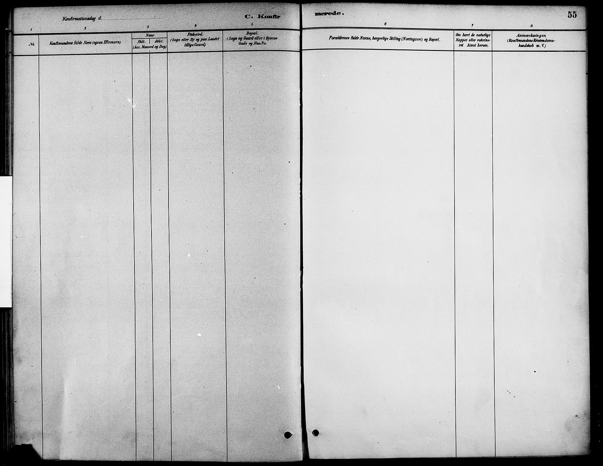 Høland prestekontor Kirkebøker, AV/SAO-A-10346a/F/Fc/L0001: Ministerialbok nr. III 1, 1880-1897, s. 55