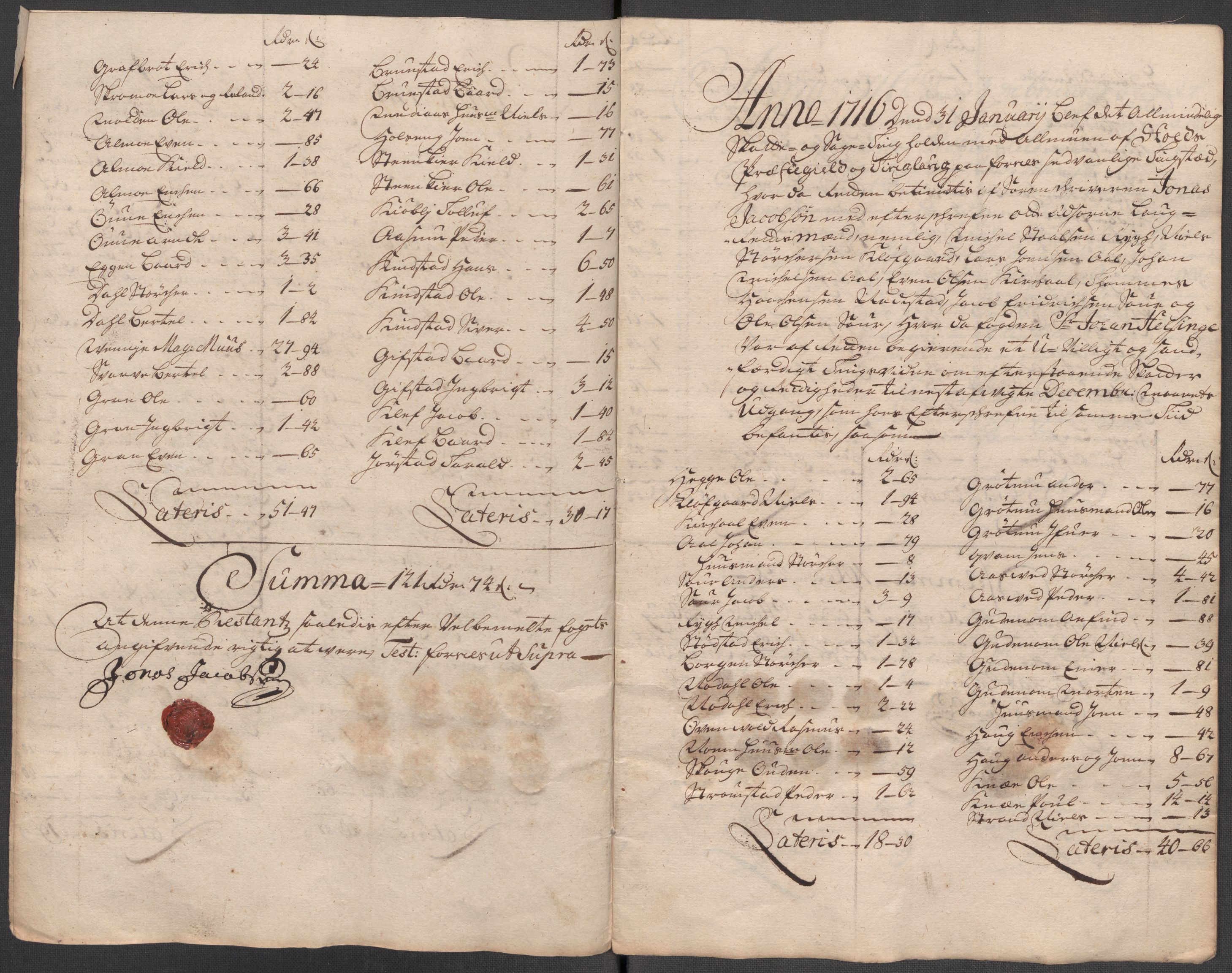 Rentekammeret inntil 1814, Reviderte regnskaper, Fogderegnskap, RA/EA-4092/R63/L4323: Fogderegnskap Inderøy, 1715, s. 382