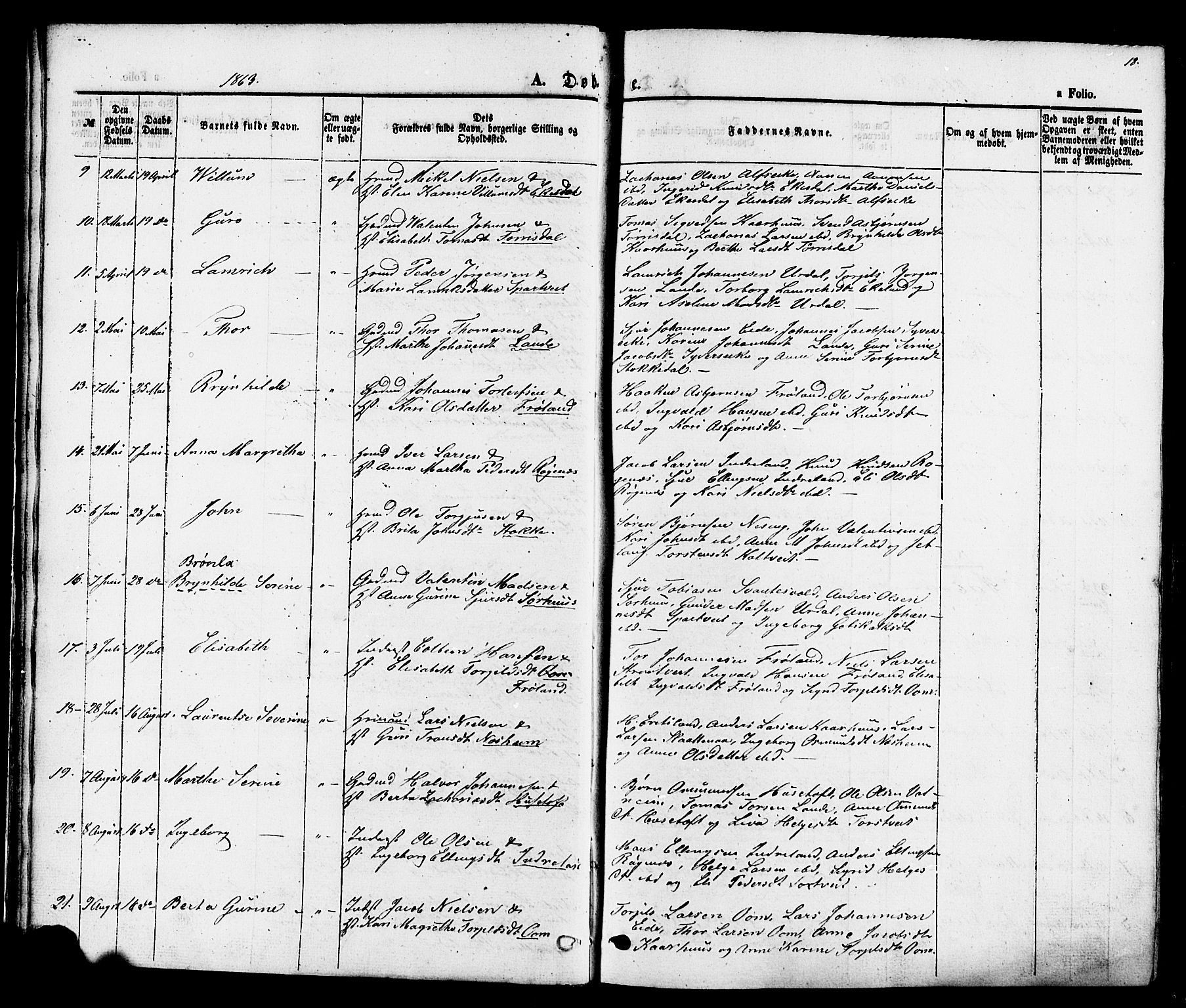 Skjold sokneprestkontor, AV/SAST-A-101847/H/Ha/Haa/L0007: Ministerialbok nr. A 7, 1857-1882, s. 18