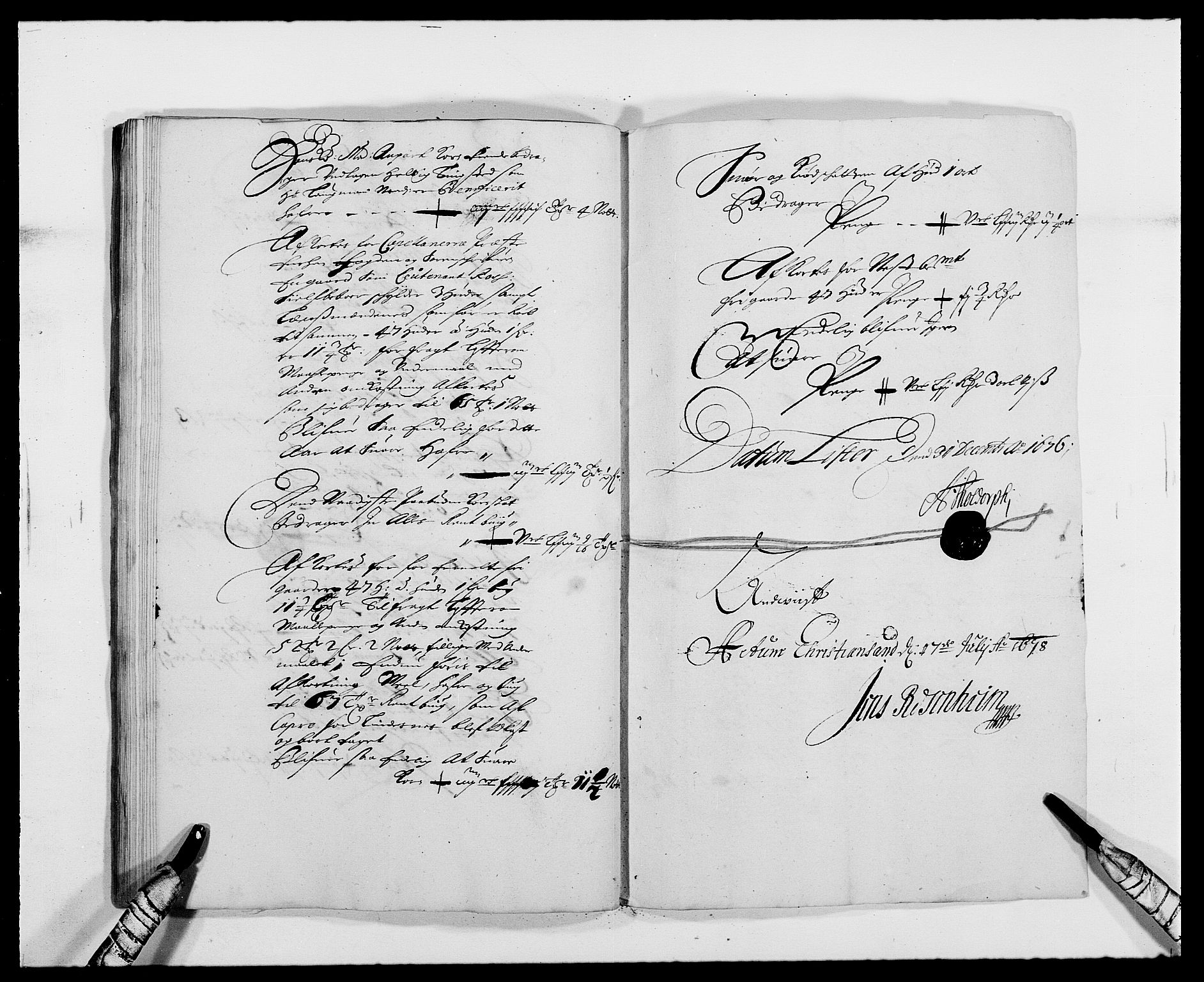 Rentekammeret inntil 1814, Reviderte regnskaper, Fogderegnskap, AV/RA-EA-4092/R41/L2529: Fogderegnskap Lista, 1675-1676, s. 161