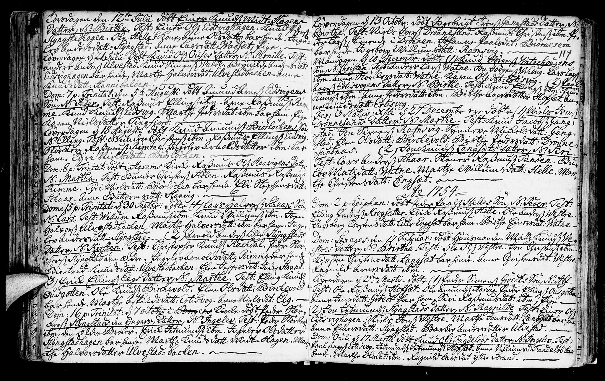 Ministerialprotokoller, klokkerbøker og fødselsregistre - Møre og Romsdal, AV/SAT-A-1454/525/L0371: Ministerialbok nr. 525A01, 1699-1777, s. 114