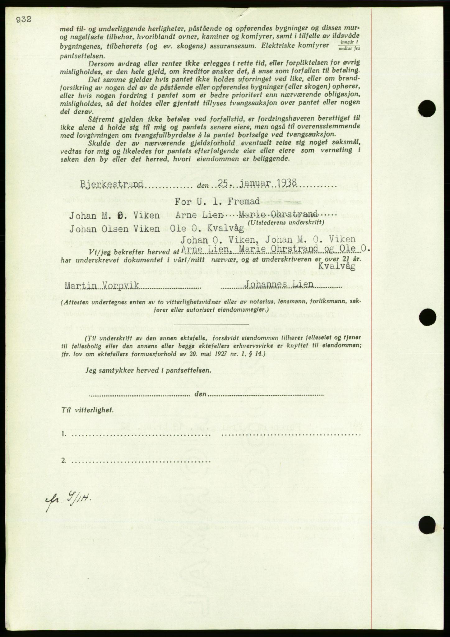 Nordmøre sorenskriveri, AV/SAT-A-4132/1/2/2Ca/L0092: Pantebok nr. B82, 1937-1938, Dagboknr: 639/1938