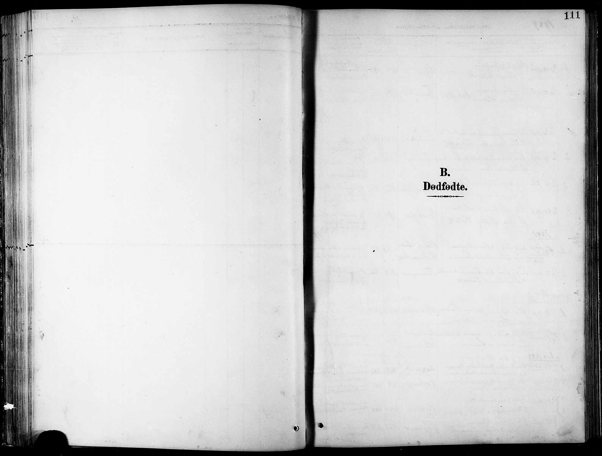 Balsfjord sokneprestembete, SATØ/S-1303/G/Ga/L0008klokker: Klokkerbok nr. 8, 1890-1906, s. 111