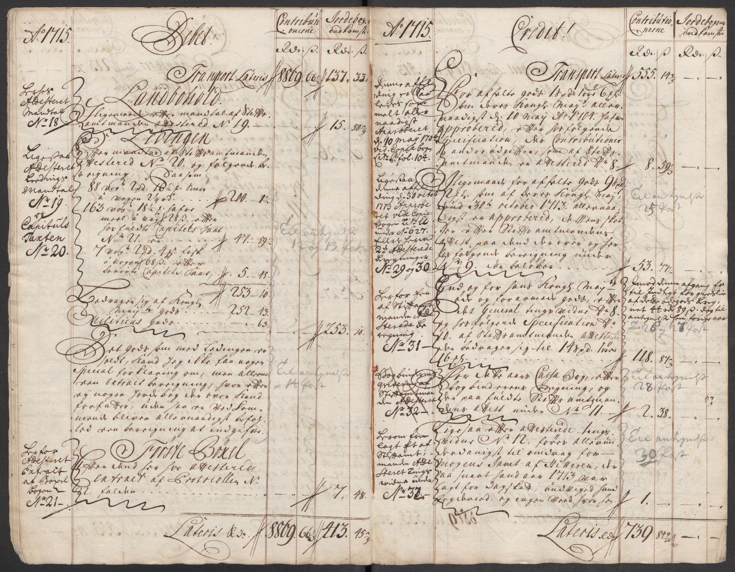 Rentekammeret inntil 1814, Reviderte regnskaper, Fogderegnskap, RA/EA-4092/R57/L3863: Fogderegnskap Fosen, 1715, s. 10