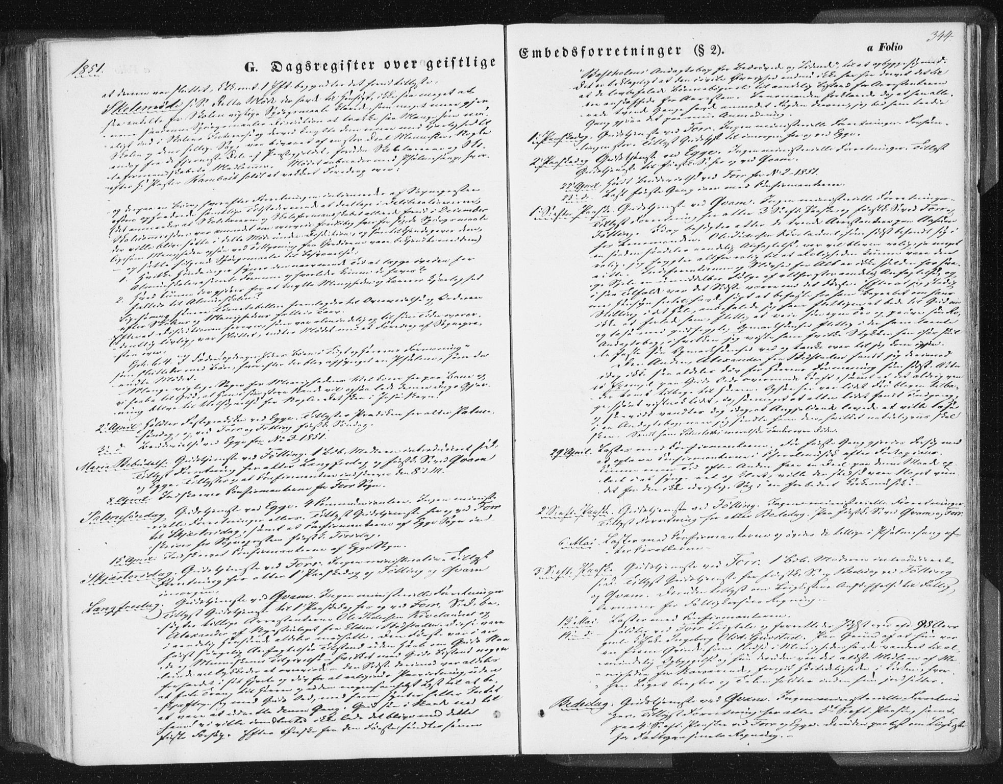 Ministerialprotokoller, klokkerbøker og fødselsregistre - Nord-Trøndelag, AV/SAT-A-1458/746/L0446: Ministerialbok nr. 746A05, 1846-1859, s. 344