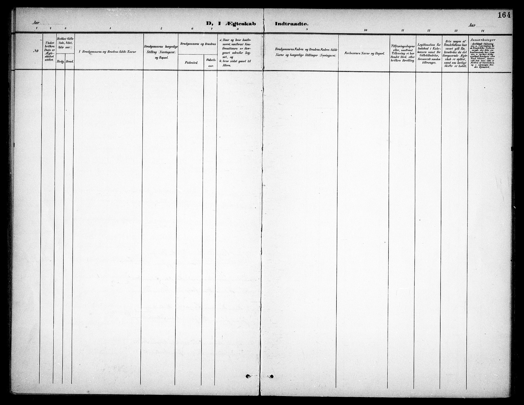 Høland prestekontor Kirkebøker, AV/SAO-A-10346a/F/Fb/L0003: Ministerialbok nr. II 3, 1897-1912, s. 164