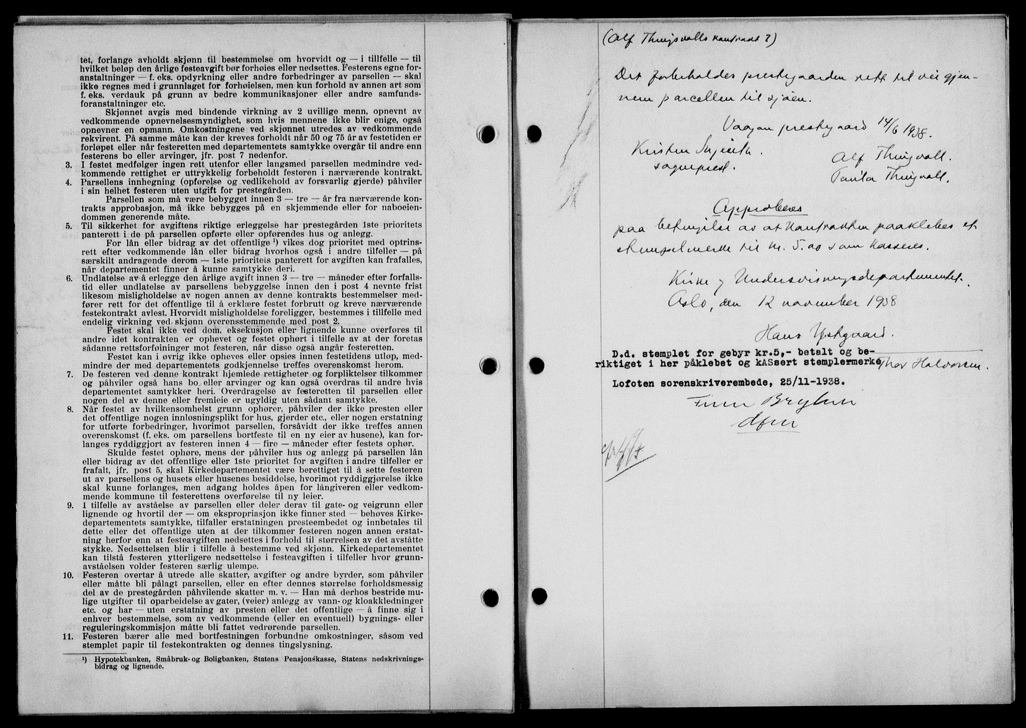 Lofoten sorenskriveri, SAT/A-0017/1/2/2C/L0004a: Pantebok nr. 4a, 1938-1938, Dagboknr: 2522/1938