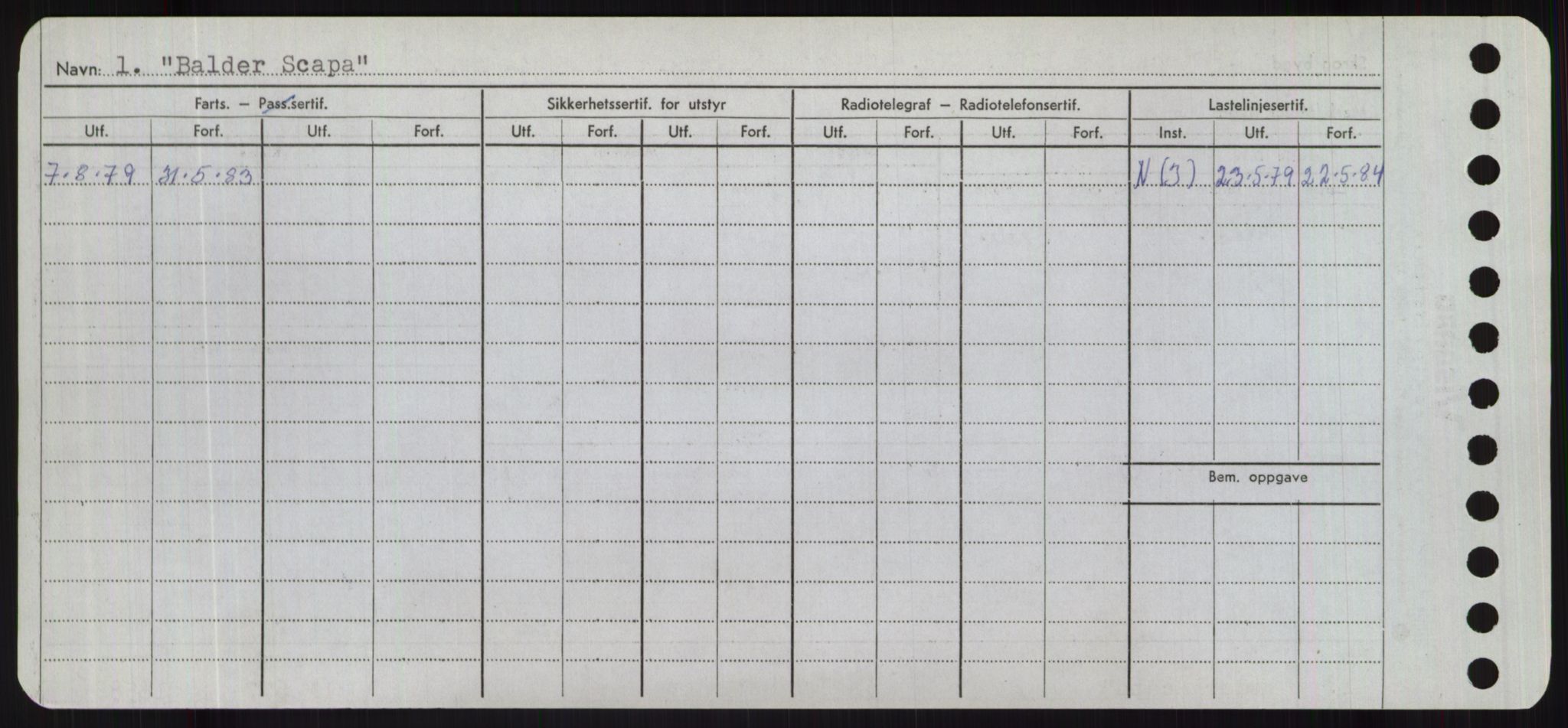 Sjøfartsdirektoratet med forløpere, Skipsmålingen, AV/RA-S-1627/H/Hd/L0003: Fartøy, B-Bev, s. 126