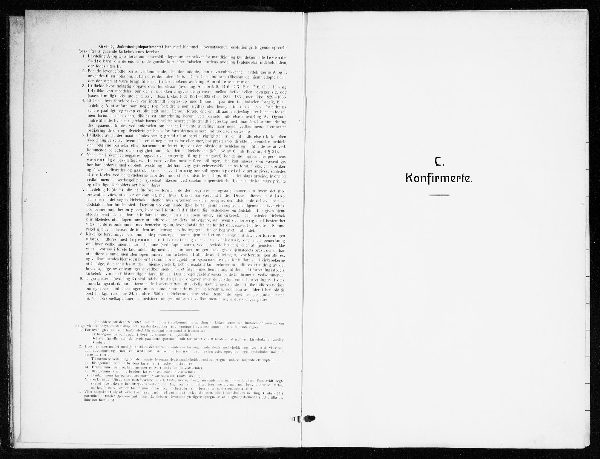 Domkirken sokneprestembete, SAB/A-74801/H/Haa/L0032: Ministerialbok nr. C 7, 1915-1930