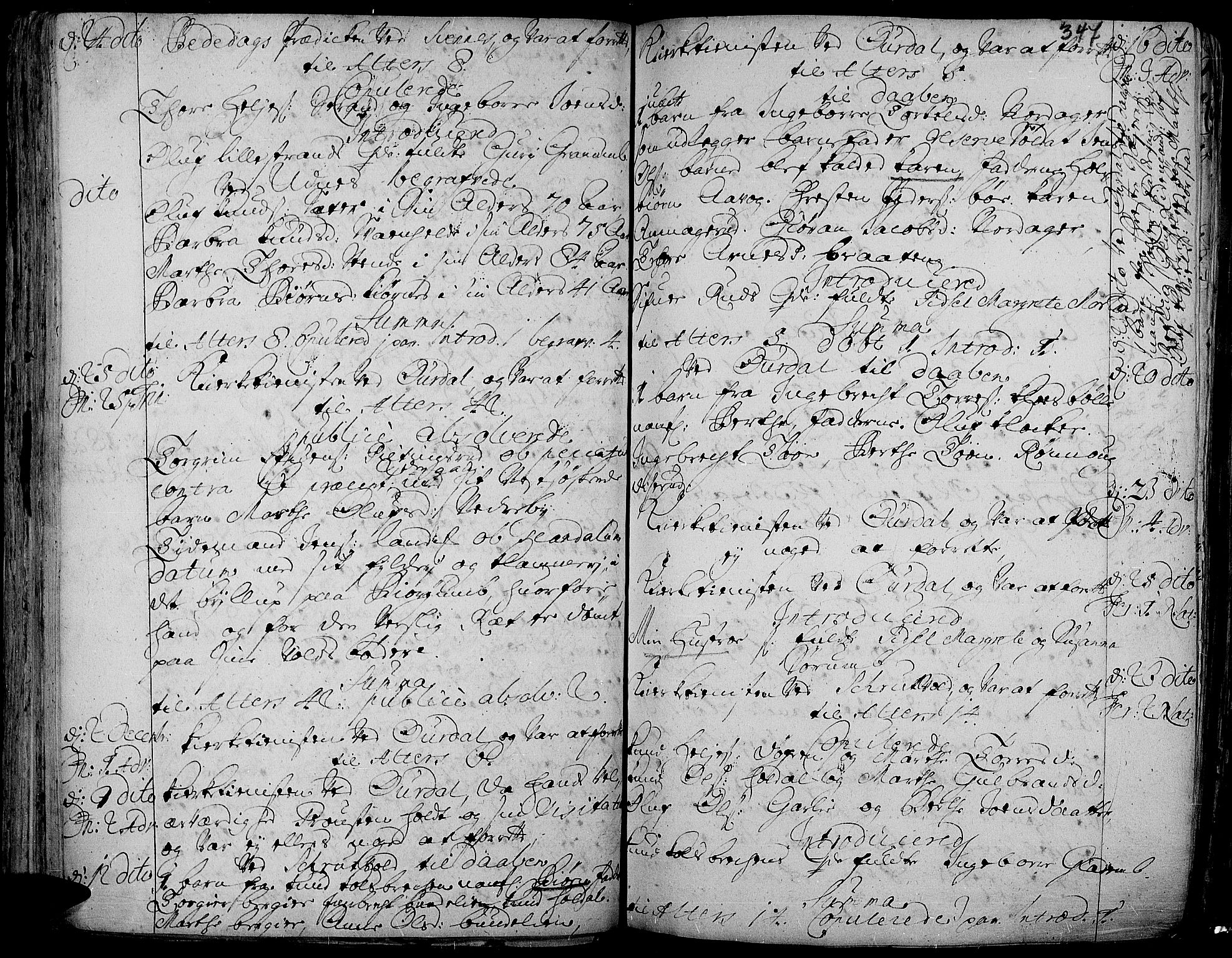 Aurdal prestekontor, AV/SAH-PREST-126/H/Ha/Haa/L0001: Ministerialbok nr. 1-3, 1692-1730, s. 347