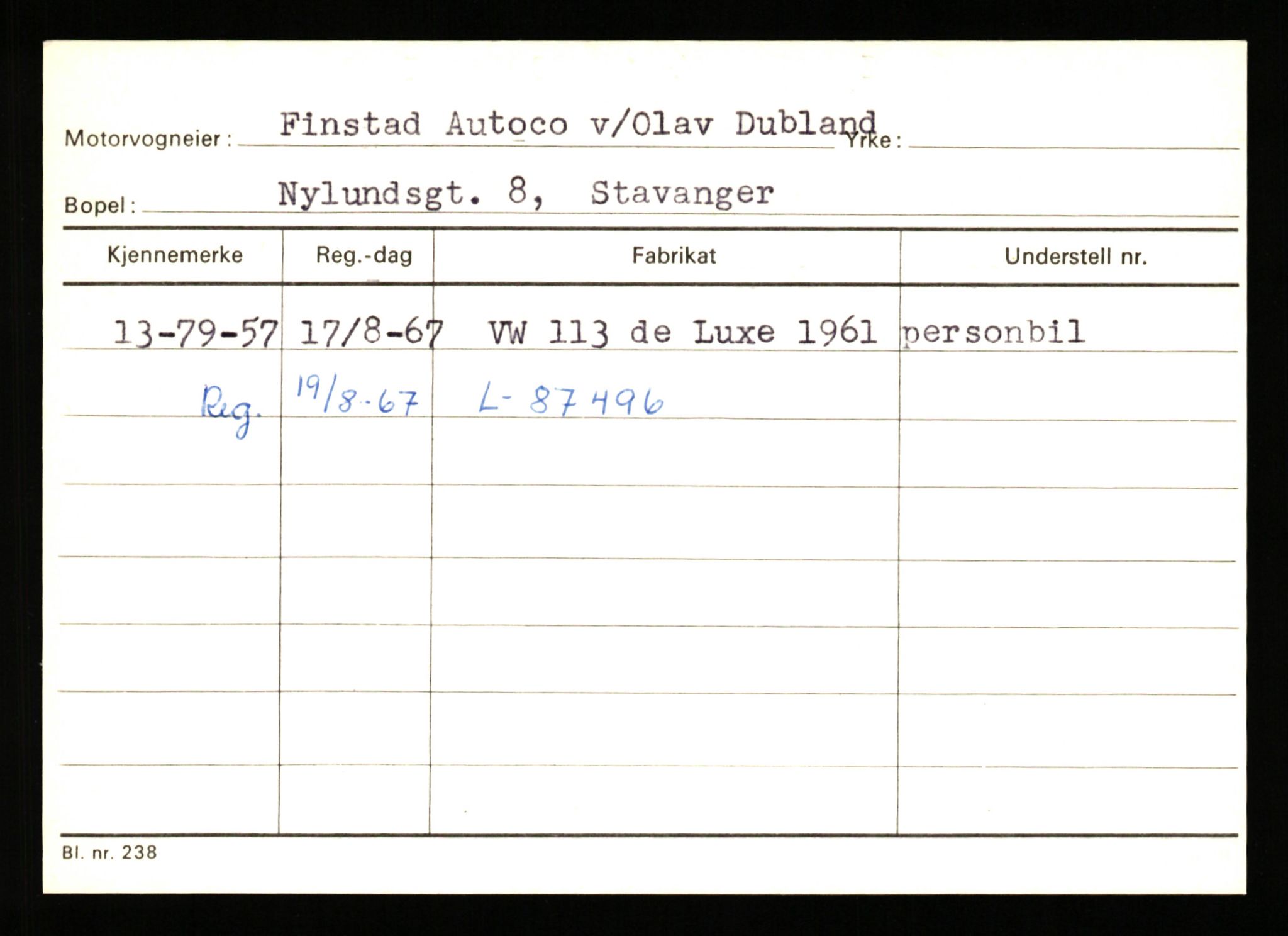 Stavanger trafikkstasjon, AV/SAST-A-101942/0/G/L0010: Registreringsnummer: 130000 - 239953, 1930-1971, s. 247