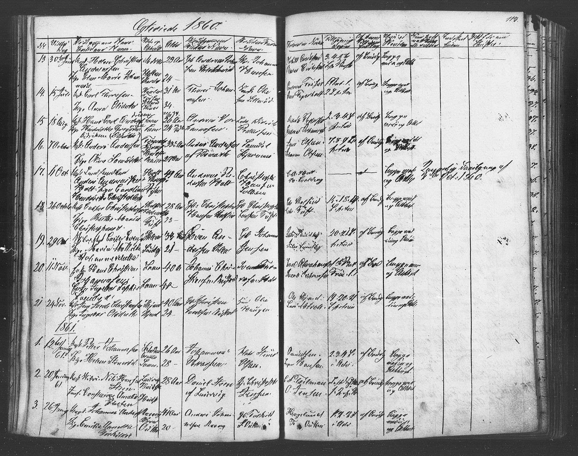 Vestby prestekontor Kirkebøker, AV/SAO-A-10893/F/Fa/L0007: Ministerialbok nr. I 7, 1850-1862, s. 113