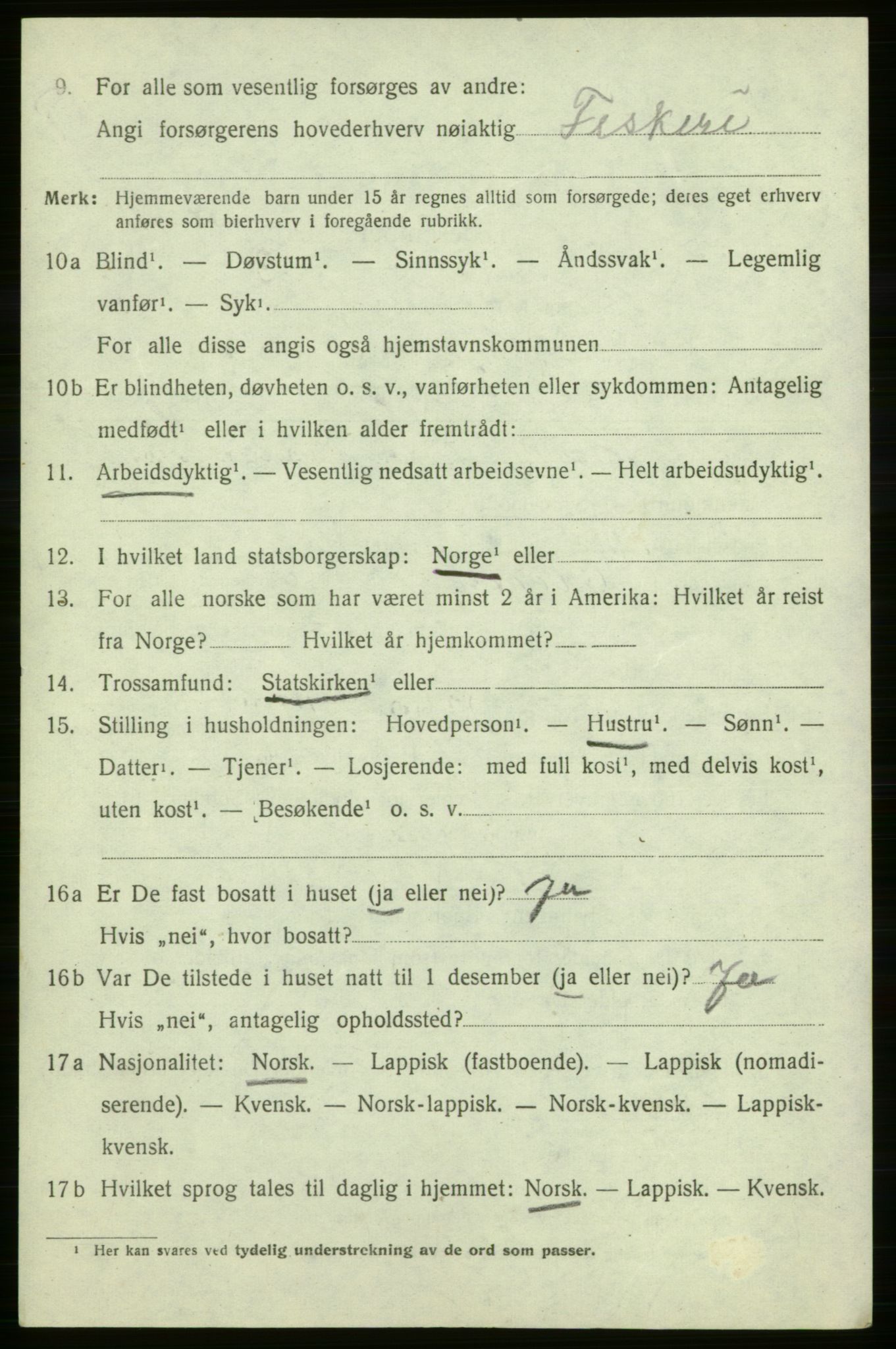 SATØ, Folketelling 1920 for 2018 Måsøy herred, 1920, s. 1183