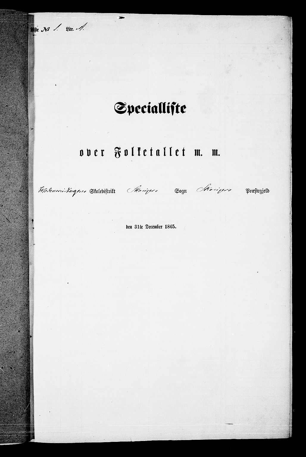 RA, Folketelling 1865 for 0712P Skoger prestegjeld, 1865, s. 12