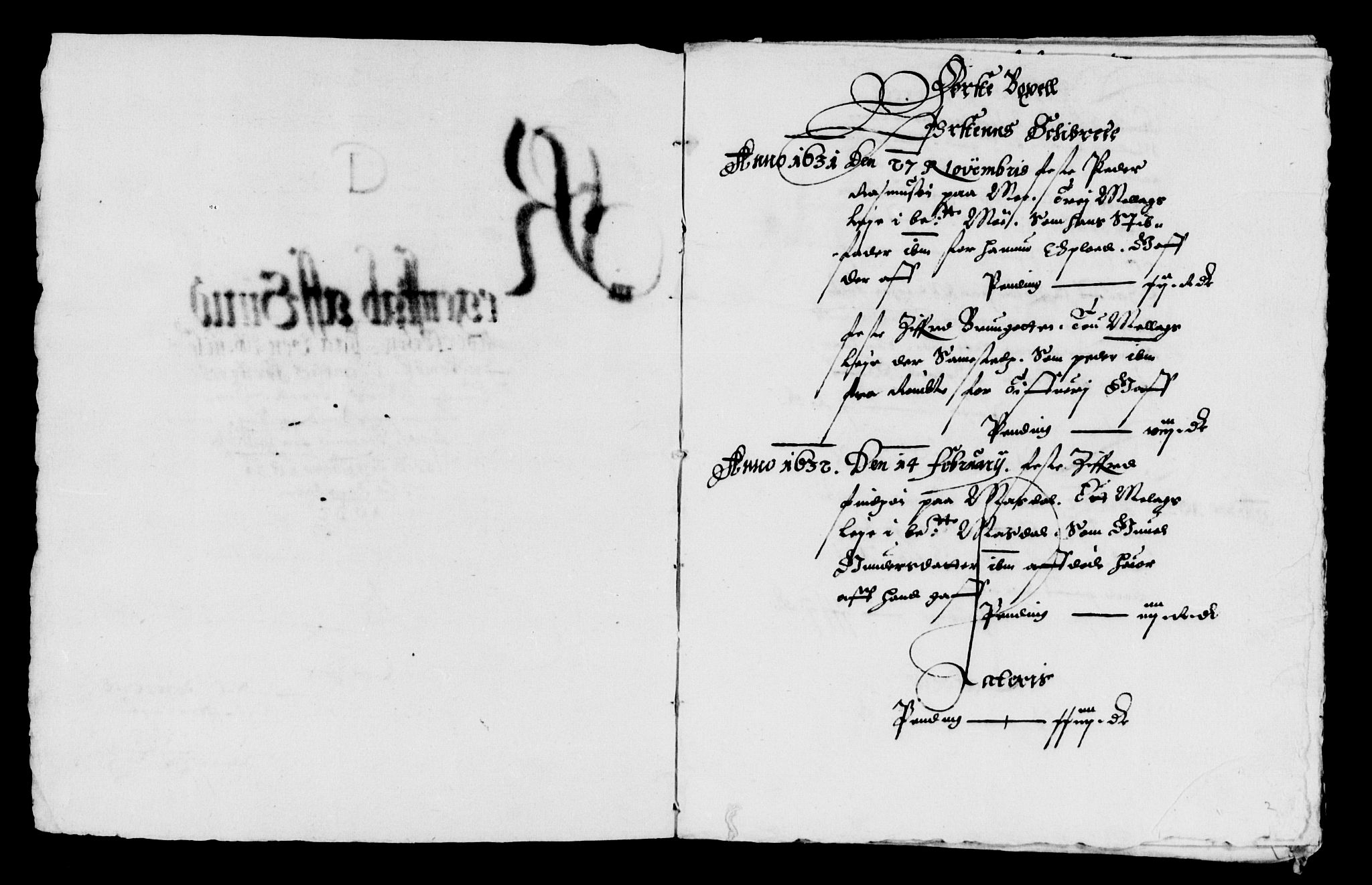 Rentekammeret inntil 1814, Reviderte regnskaper, Lensregnskaper, AV/RA-EA-5023/R/Rb/Rbt/L0058: Bergenhus len, 1631-1632