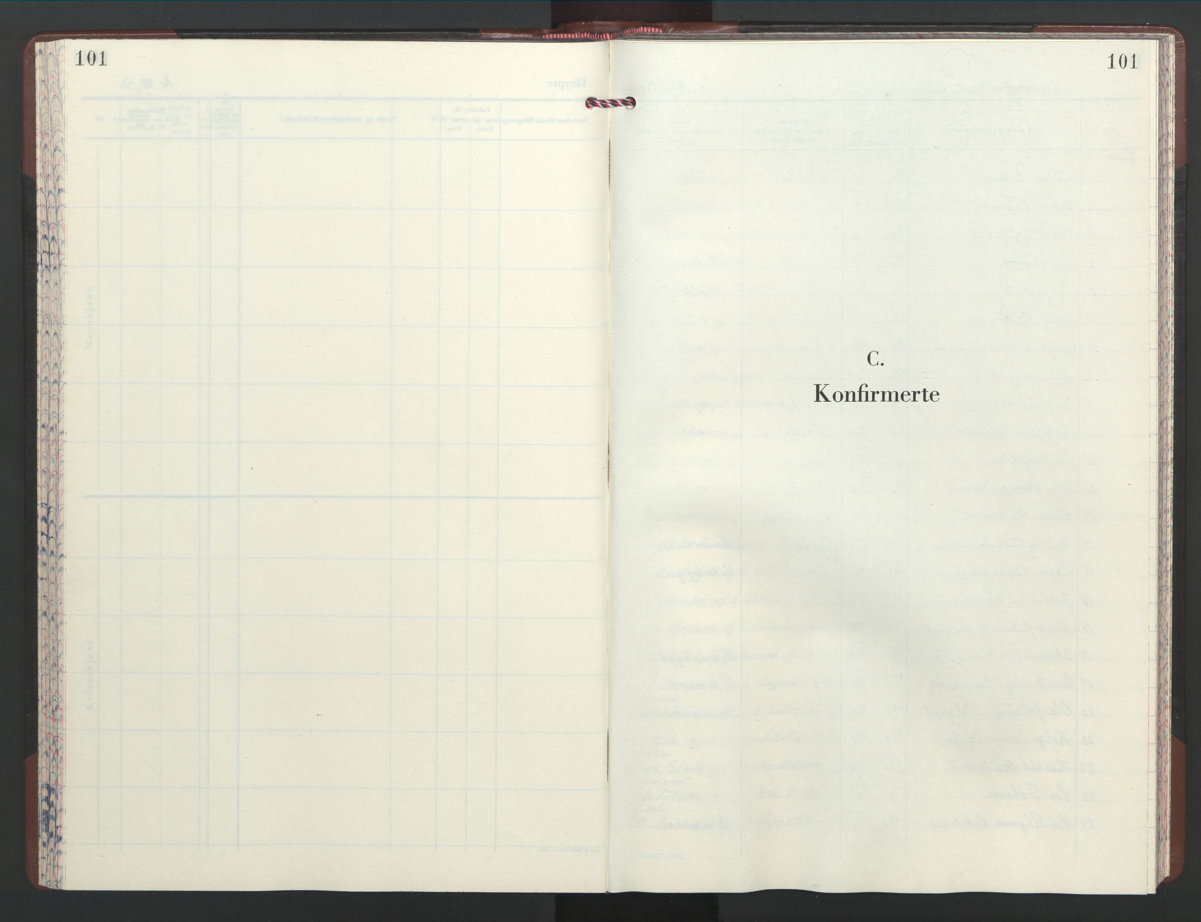 Ministerialprotokoller, klokkerbøker og fødselsregistre - Møre og Romsdal, SAT/A-1454/511/L0164: Klokkerbok nr. 511C10, 1964-1972, s. 101