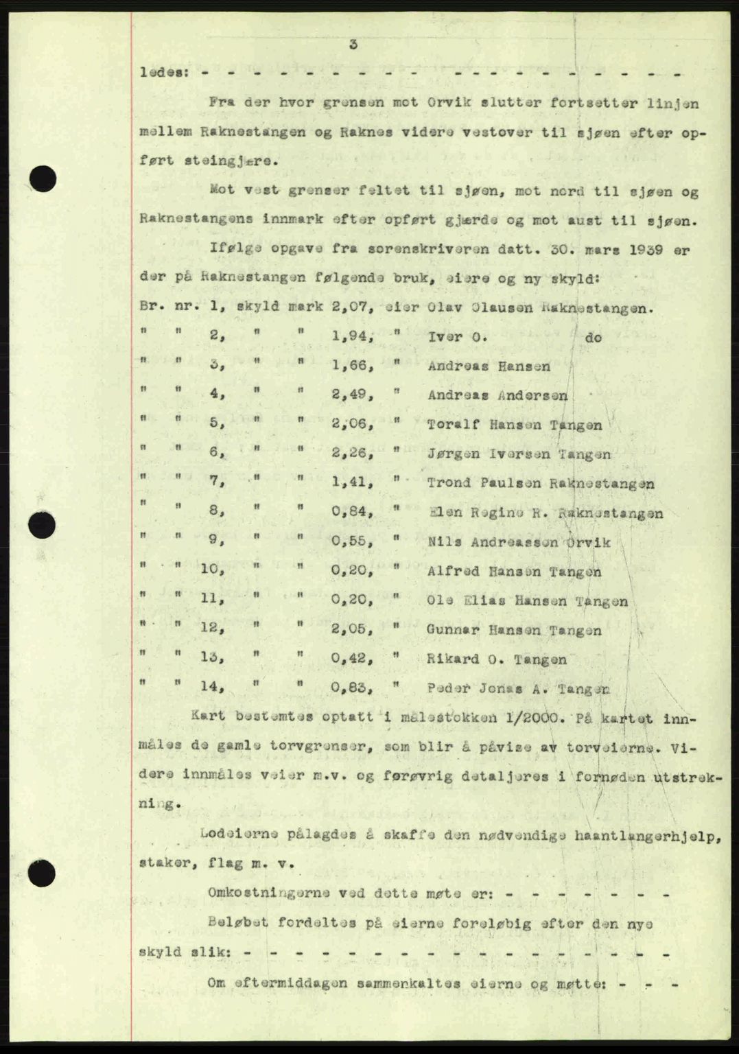 Romsdal sorenskriveri, AV/SAT-A-4149/1/2/2C: Pantebok nr. A13, 1942-1943, Dagboknr: 26/1943