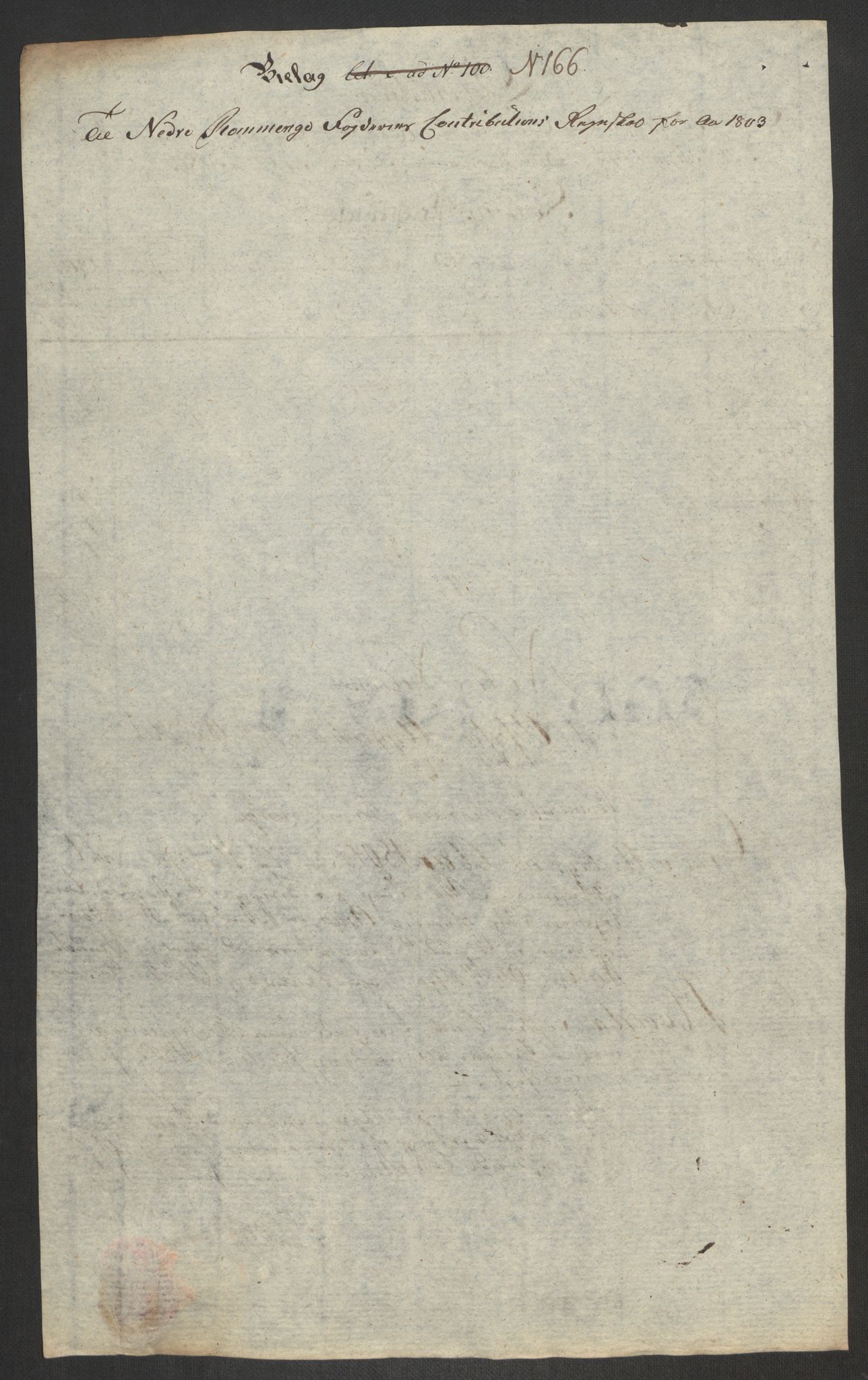 Rentekammeret inntil 1814, Reviderte regnskaper, Fogderegnskap, RA/EA-4092/R11/L0679: Fogderegnskap Nedre Romerike, 1803, s. 450