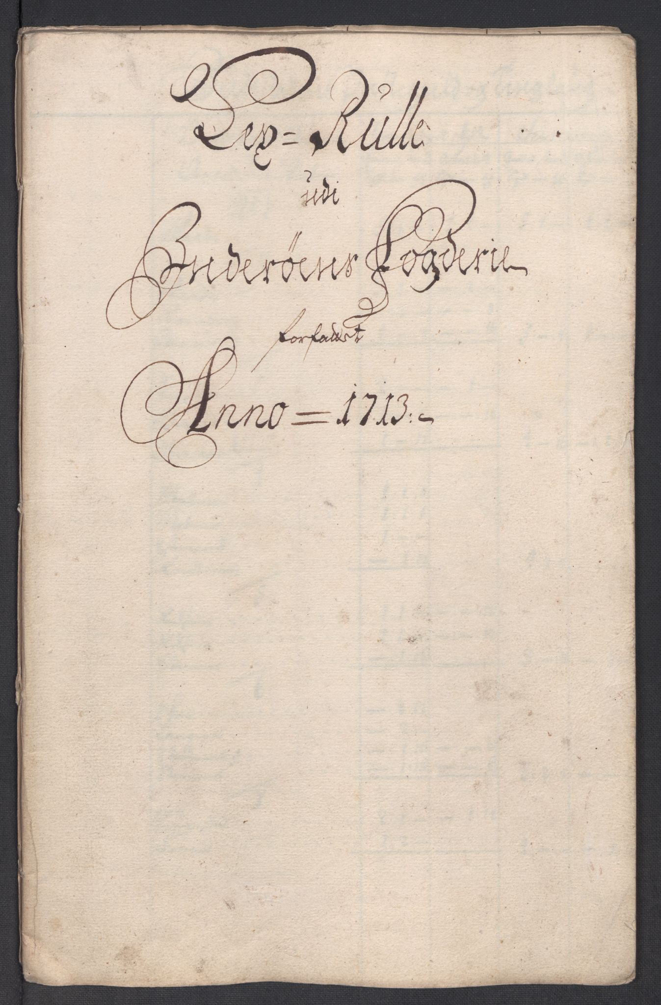 Rentekammeret inntil 1814, Reviderte regnskaper, Fogderegnskap, RA/EA-4092/R63/L4321: Fogderegnskap Inderøy, 1713, s. 193