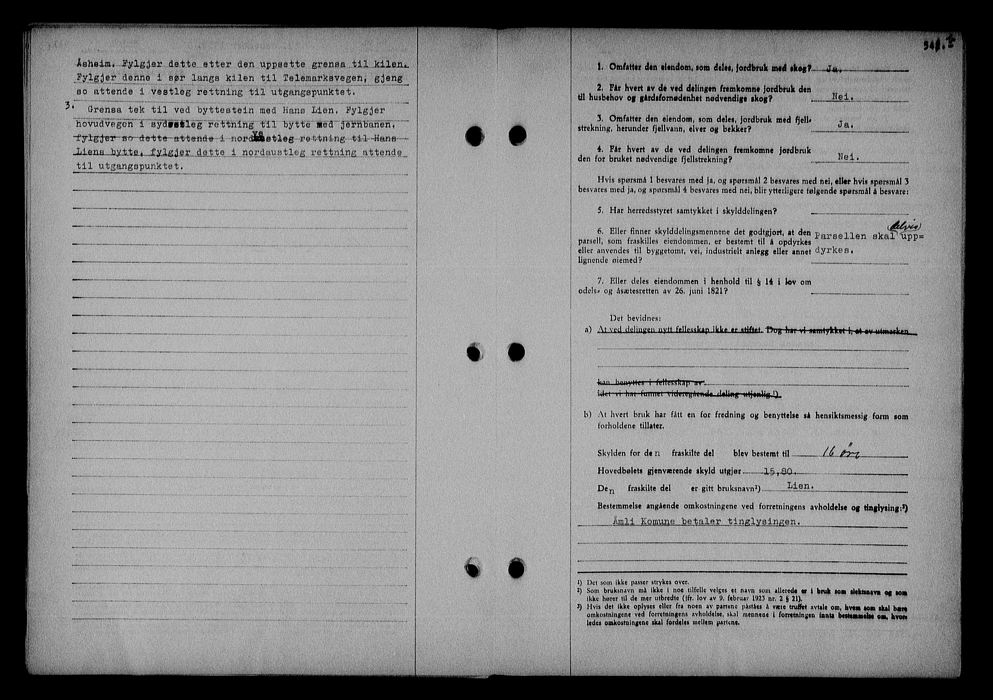 Nedenes sorenskriveri, SAK/1221-0006/G/Gb/Gba/L0045: Pantebok nr. 41, 1938-1938, Dagboknr: 1318/1938