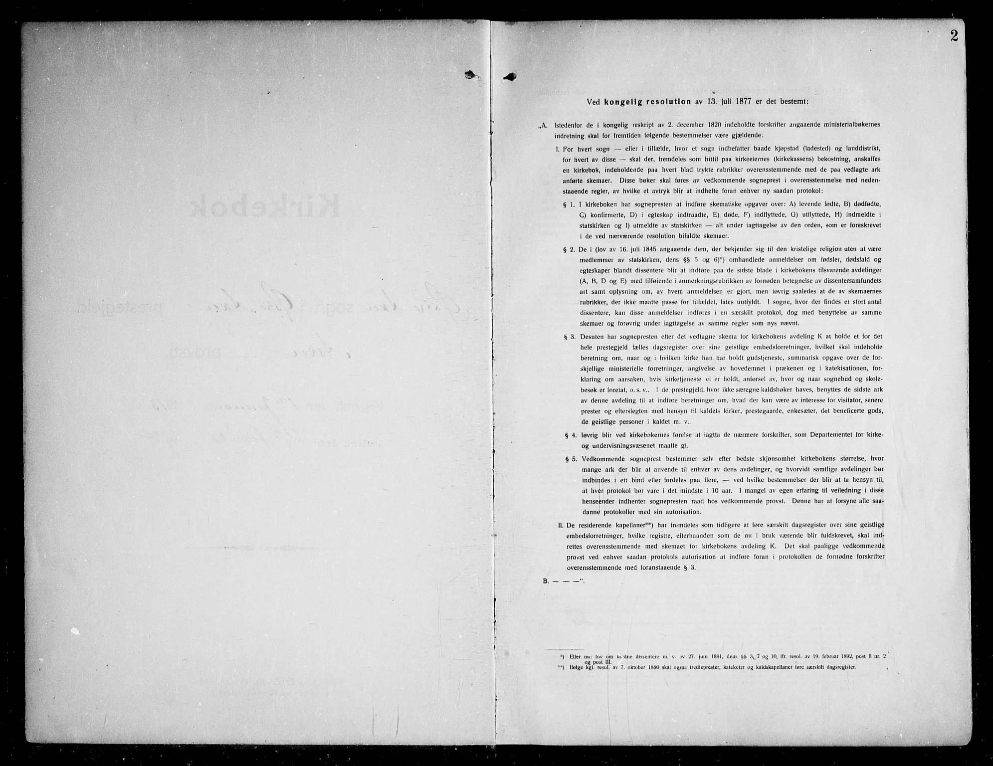 Østre Aker prestekontor Kirkebøker, SAO/A-10840/F/Fa/L0012: Ministerialbok nr. I 12, 1913-1924, s. 2
