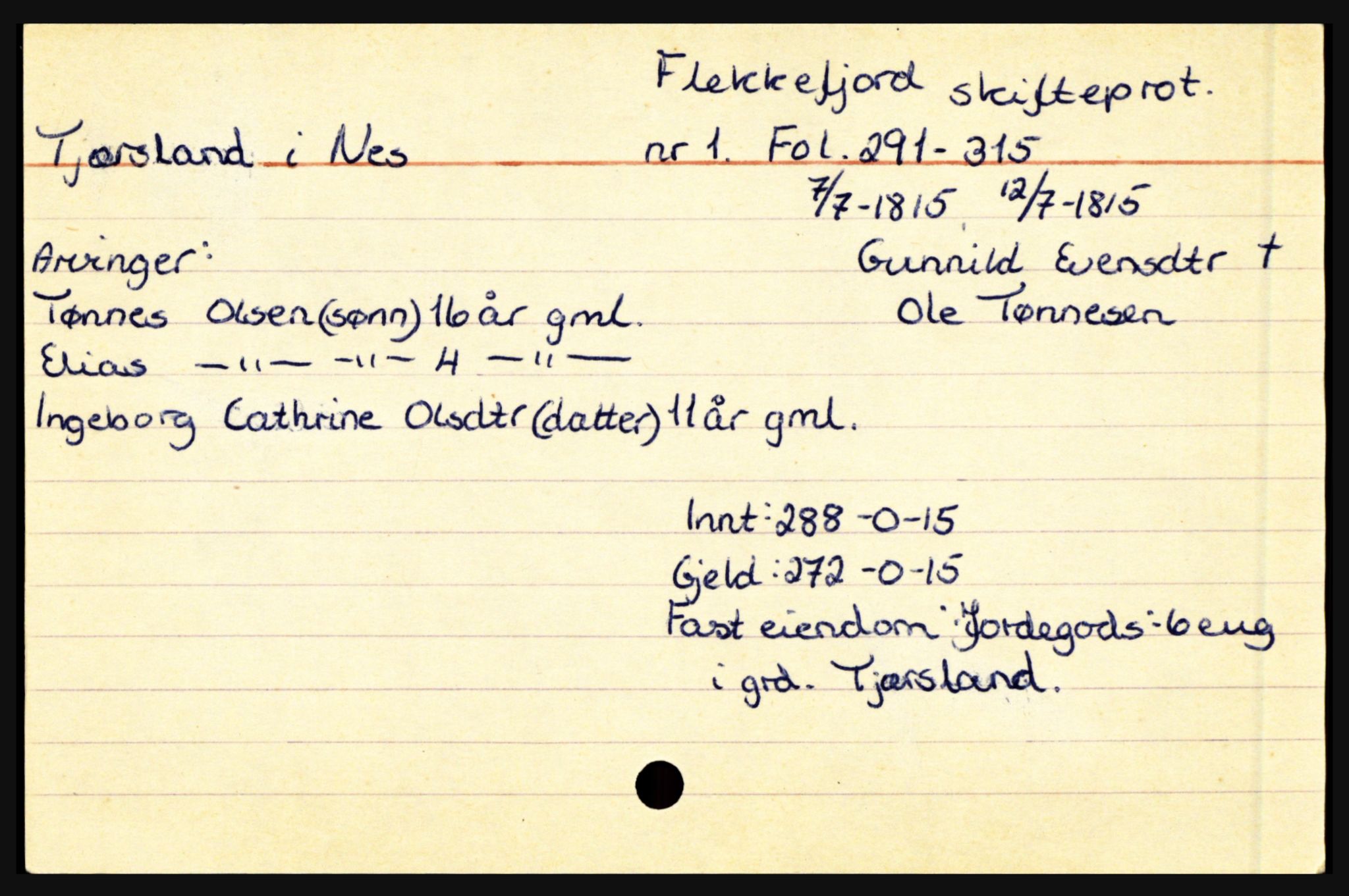 Flekkefjord sorenskriveri, AV/SAK-1221-0001/H, s. 1563