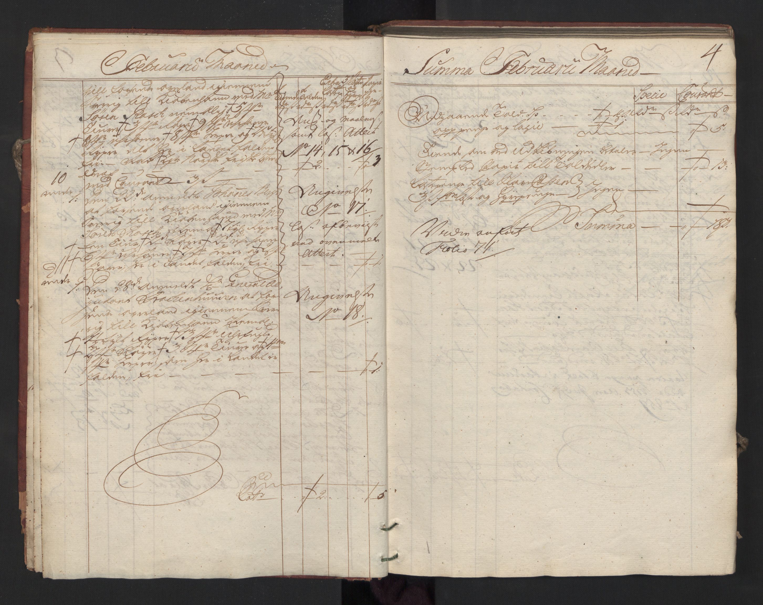 Generaltollkammeret, tollregnskaper, AV/RA-EA-5490/R01/L0023/0001: Tollregnskaper Fredrikshald / Utgående hovedtollbok, 1754