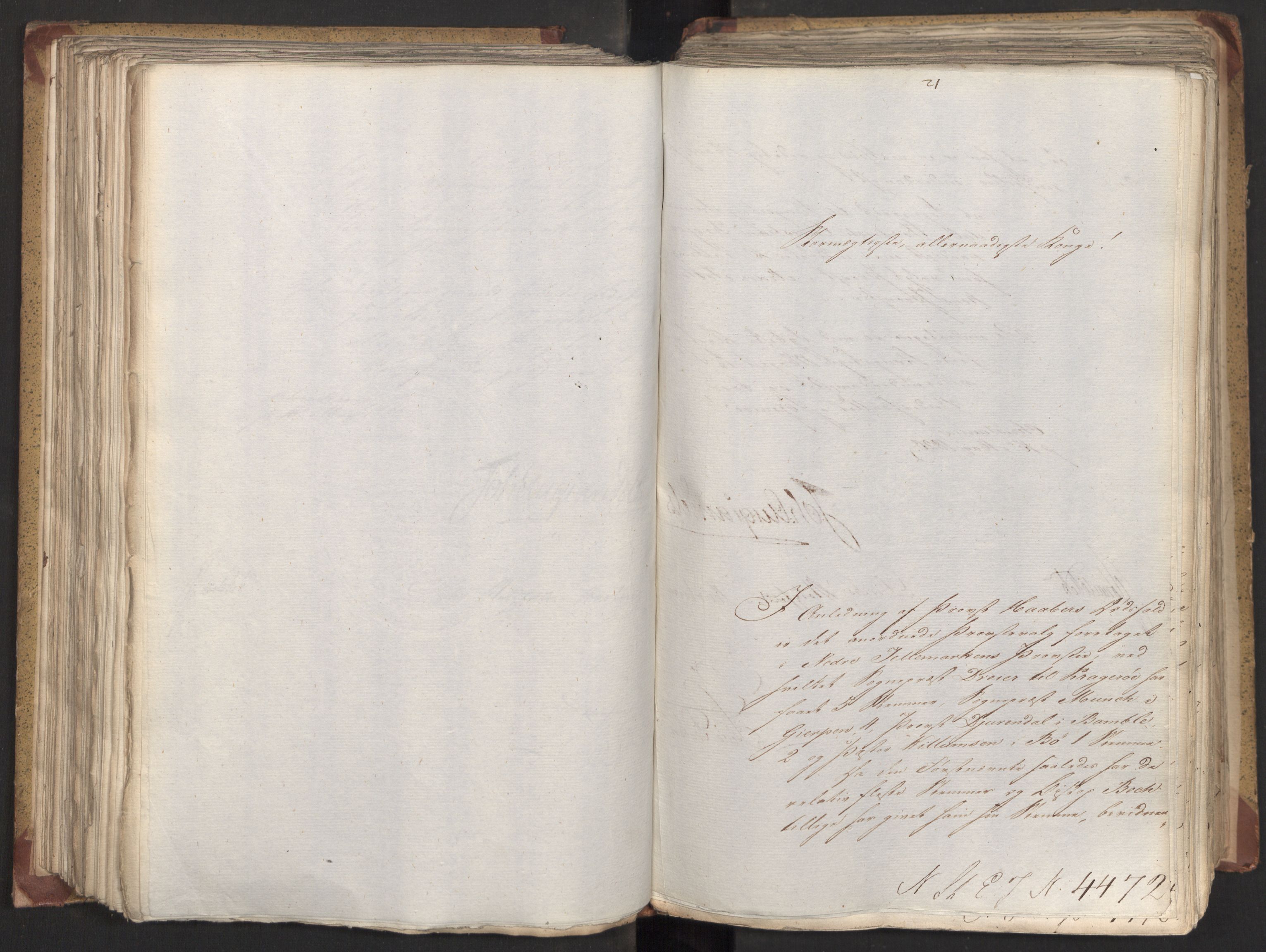 Statsrådsavdelingen i Stockholm, AV/RA-S-1003/D/Da/L0022: Regjeringsinnstillinger nr. 4399-4565, 1820, s. 242