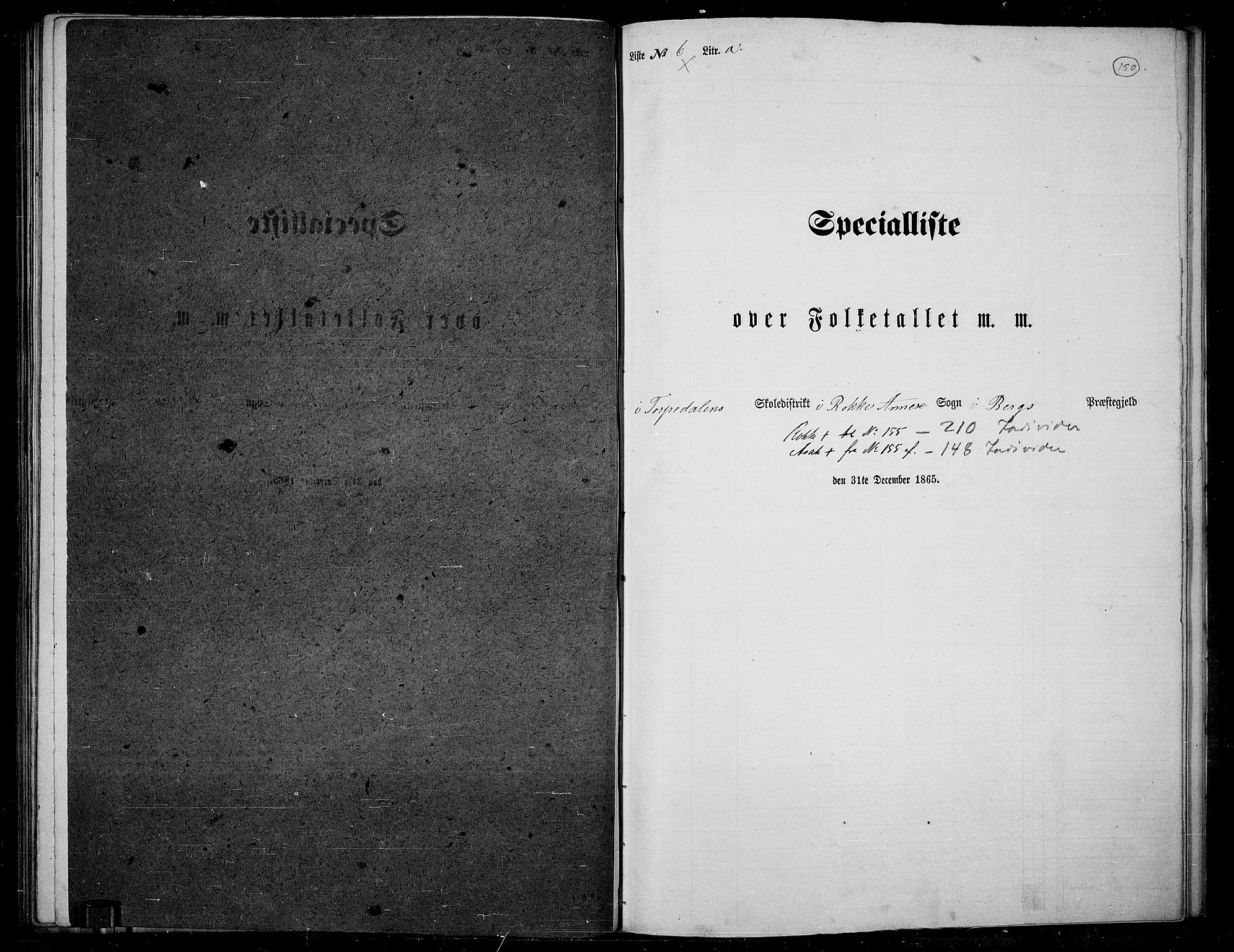 RA, Folketelling 1865 for 0116P Berg prestegjeld, 1865, s. 128