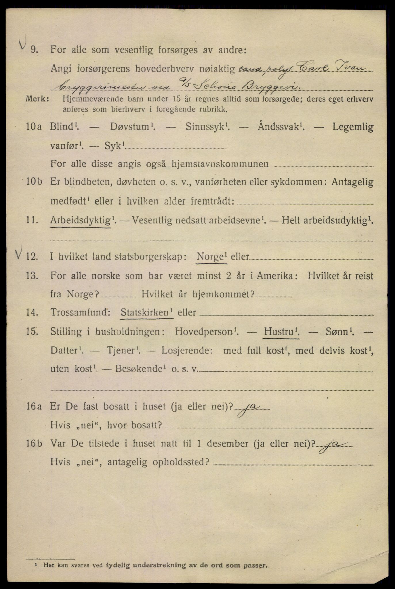 SAO, Folketelling 1920 for 0301 Kristiania kjøpstad, 1920, s. 598380