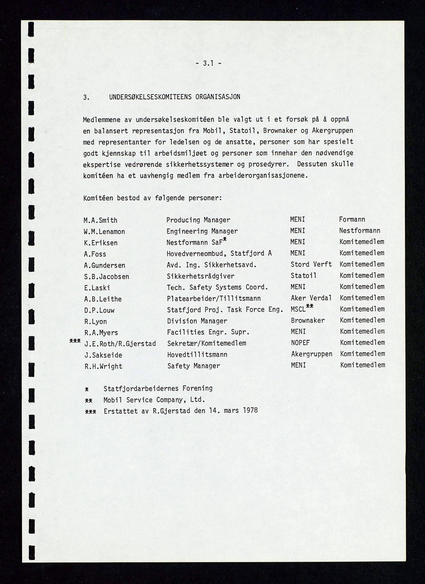 Pa 1339 - Statoil ASA, AV/SAST-A-101656/0001/D/Dm/L0410: Utblåsing. Ulykker og Skader., 1978, s. 117