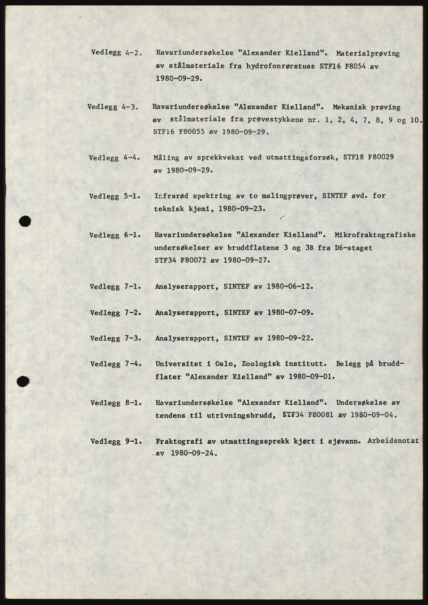 Sjøfartsdirektoratet med forløpere, generelt arkiv, AV/RA-S-1407/D/Ds/Dsb/L0628: Flyttbare innretninger, 1980