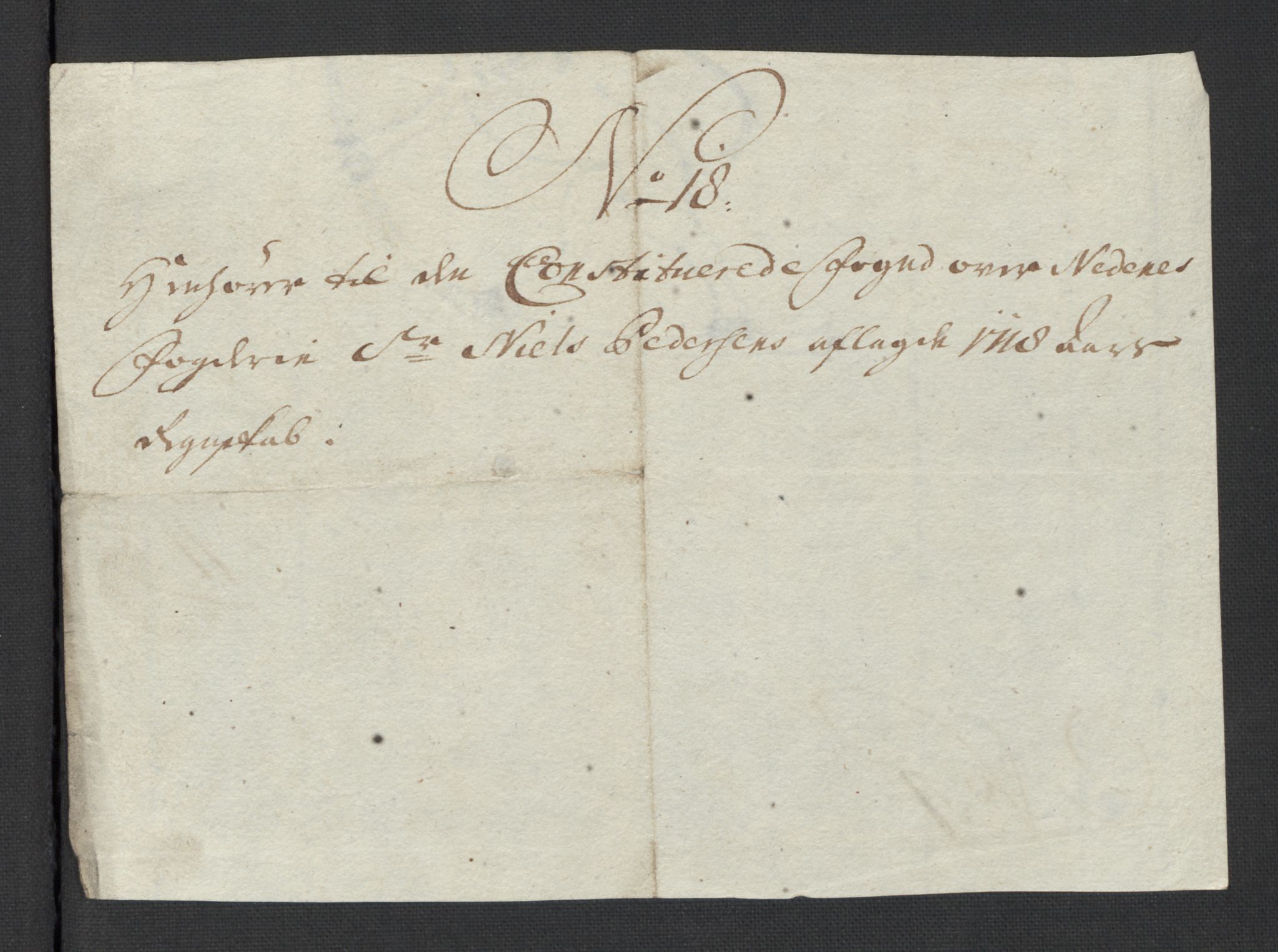 Rentekammeret inntil 1814, Reviderte regnskaper, Fogderegnskap, AV/RA-EA-4092/R39/L2327: Fogderegnskap Nedenes, 1718, s. 235