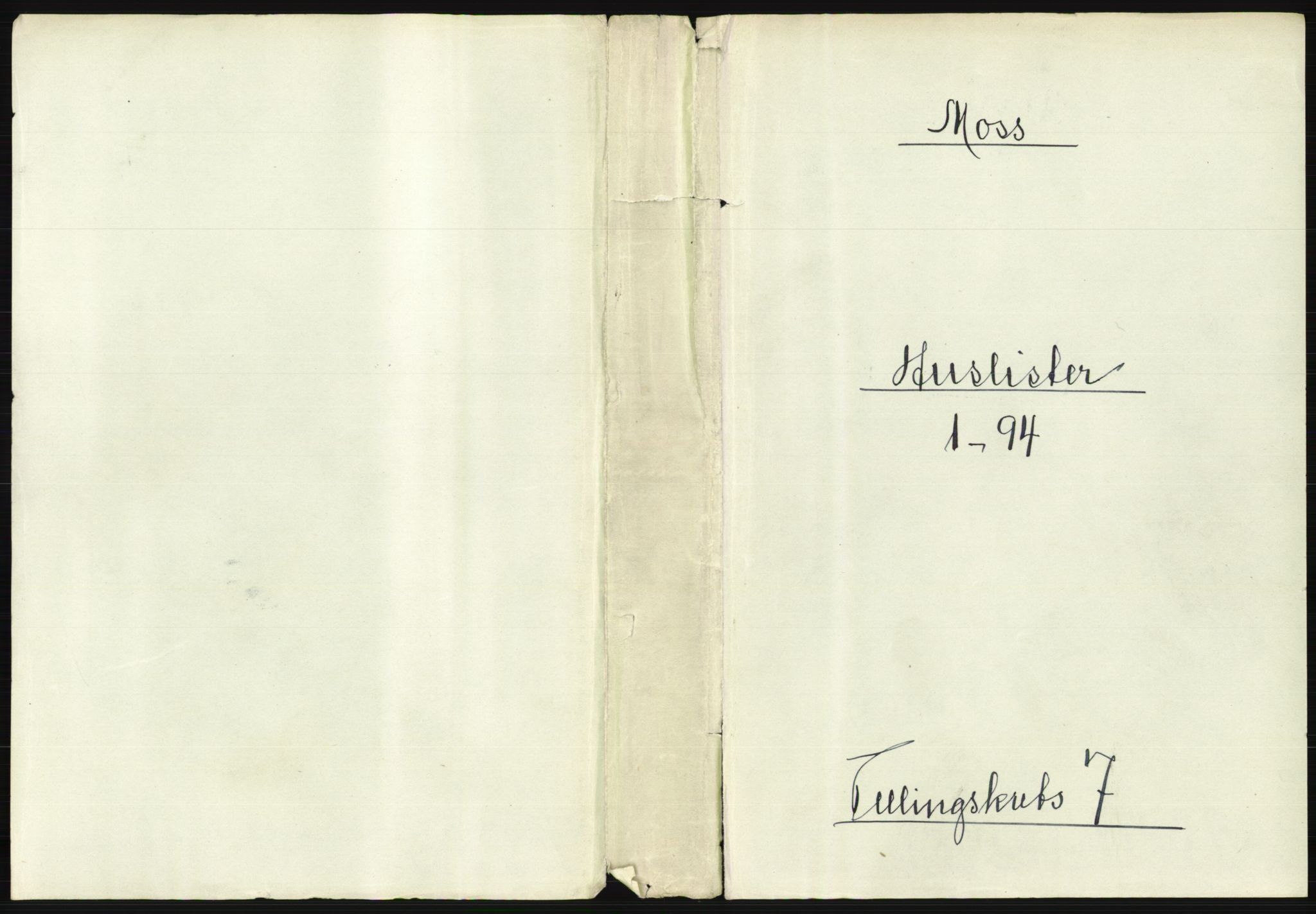 RA, Folketelling 1891 for 0104 Moss kjøpstad, 1891, s. 392