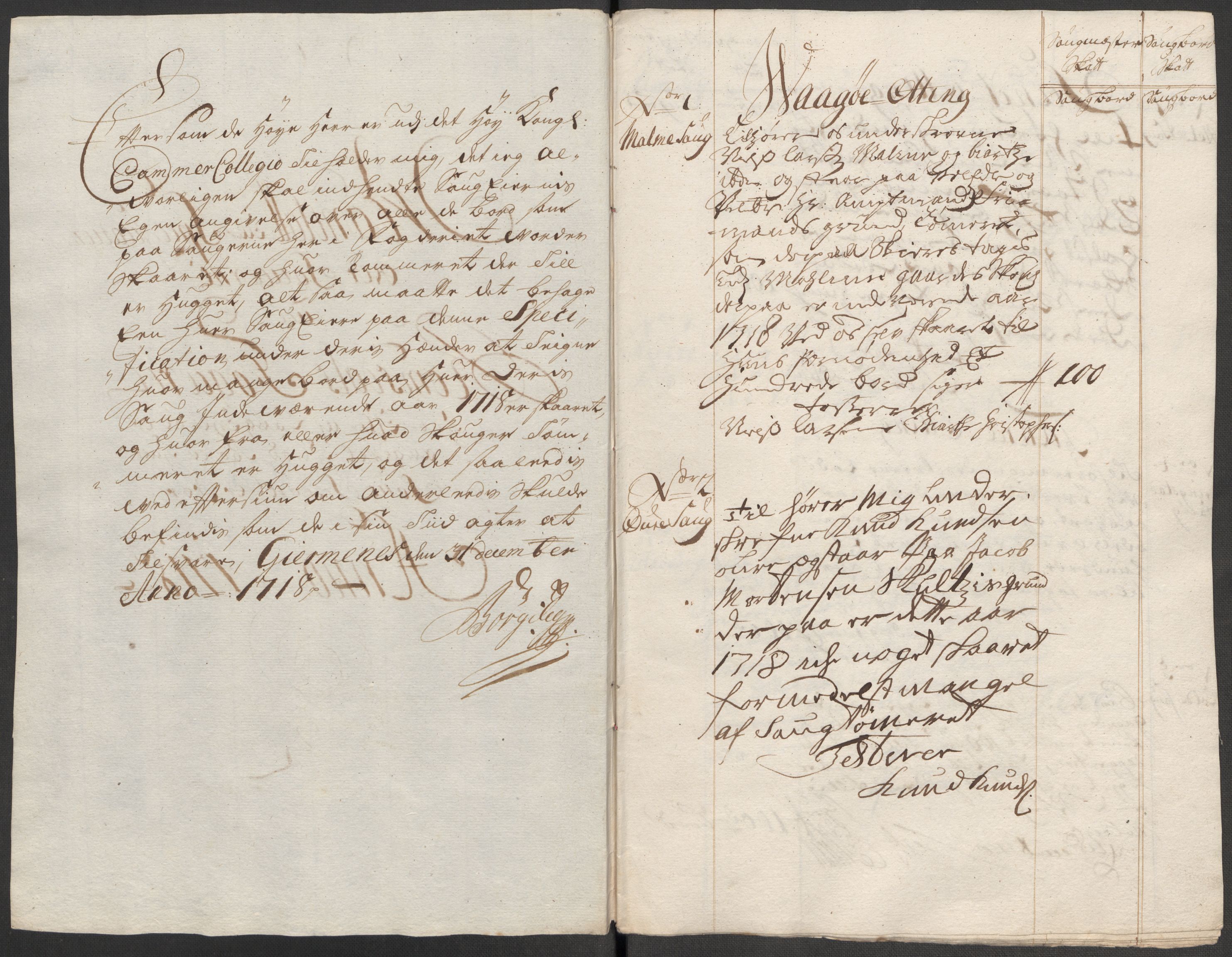 Rentekammeret inntil 1814, Reviderte regnskaper, Fogderegnskap, RA/EA-4092/R55/L3665: Fogderegnskap Romsdal, 1718, s. 92