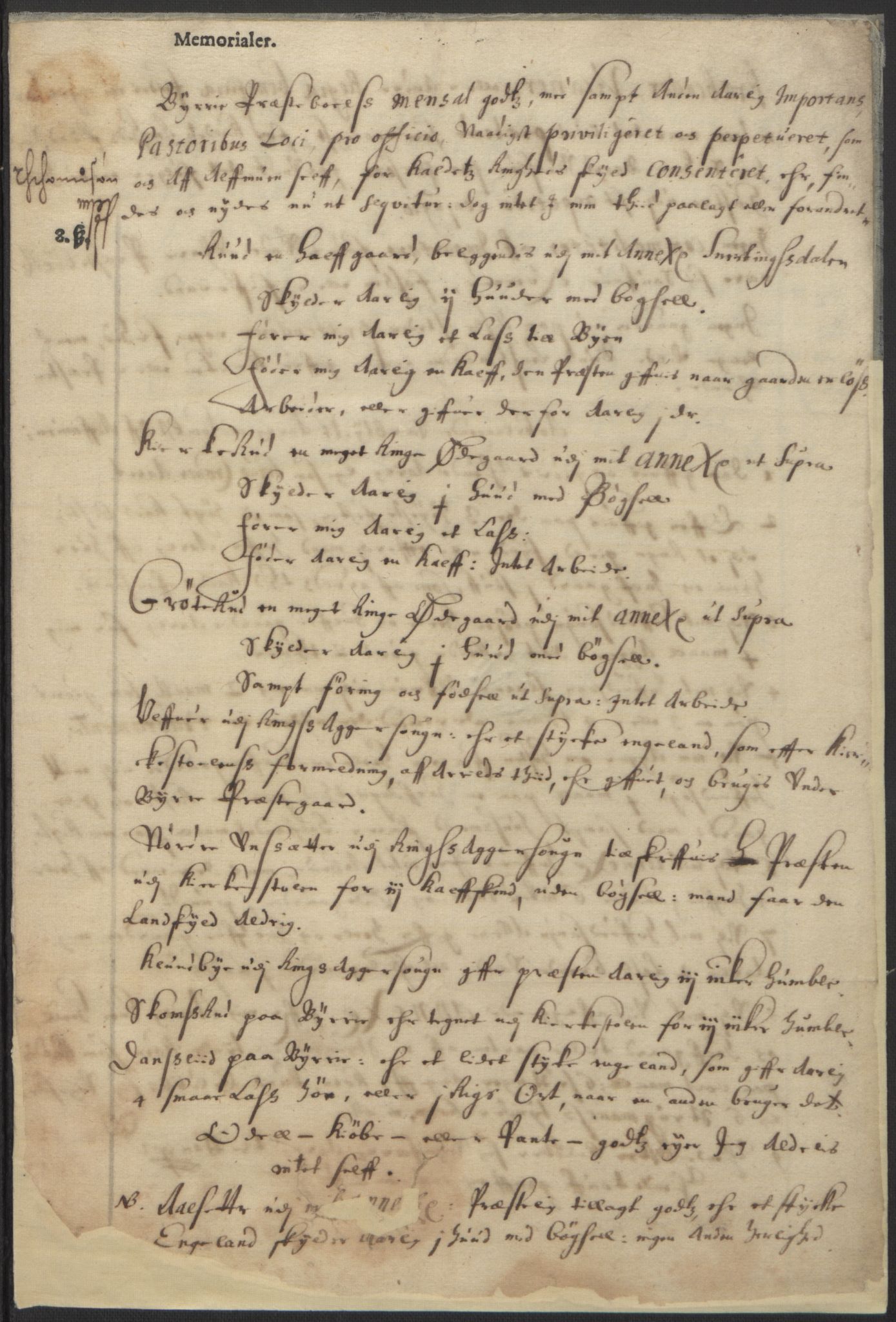 Rentekammeret inntil 1814, Realistisk ordnet avdeling, AV/RA-EA-4070/L/L0010/0005: Oppland lagdømme: / Jordebøker for prestebolene, 1661