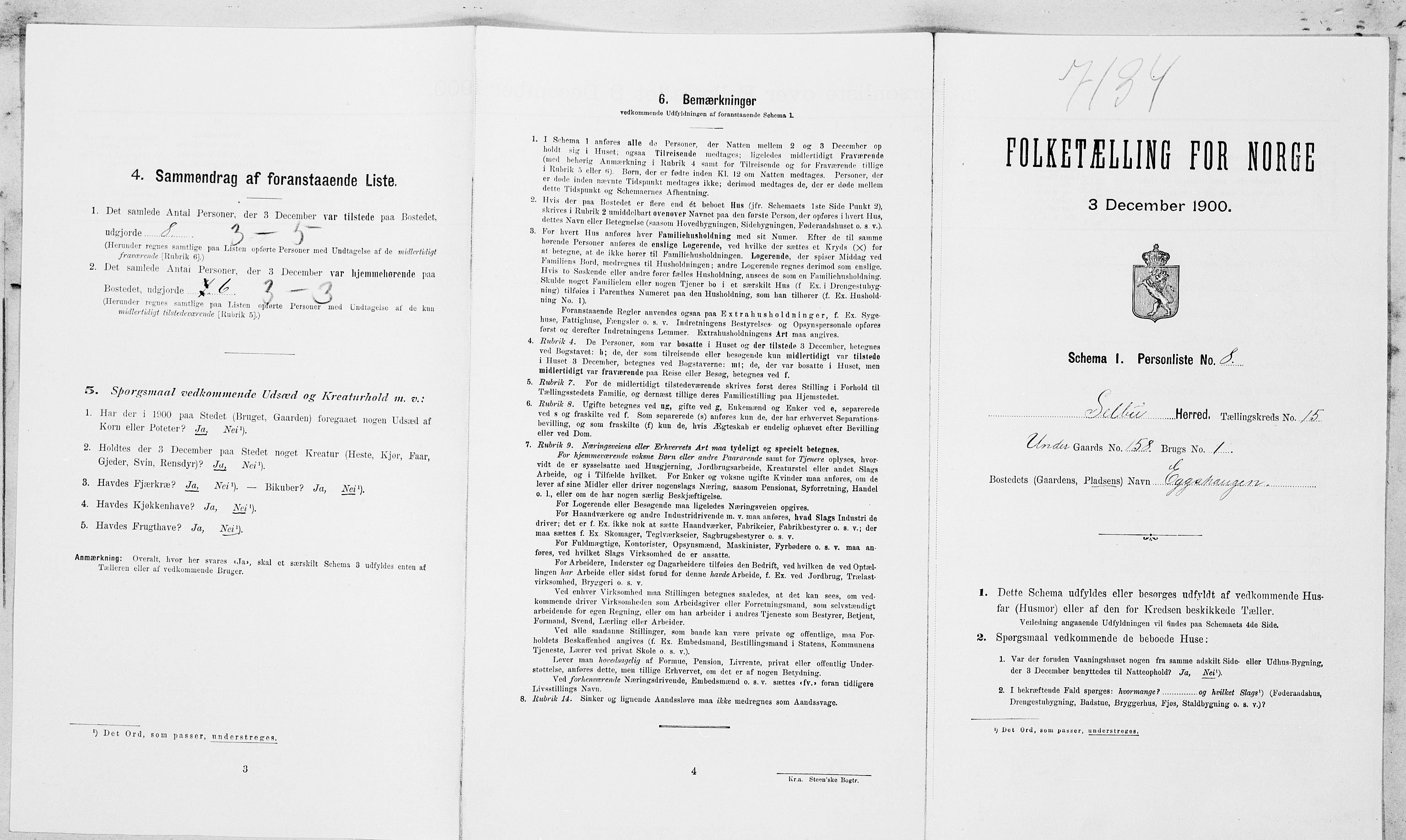 SAT, Folketelling 1900 for 1664 Selbu herred, 1900, s. 1560